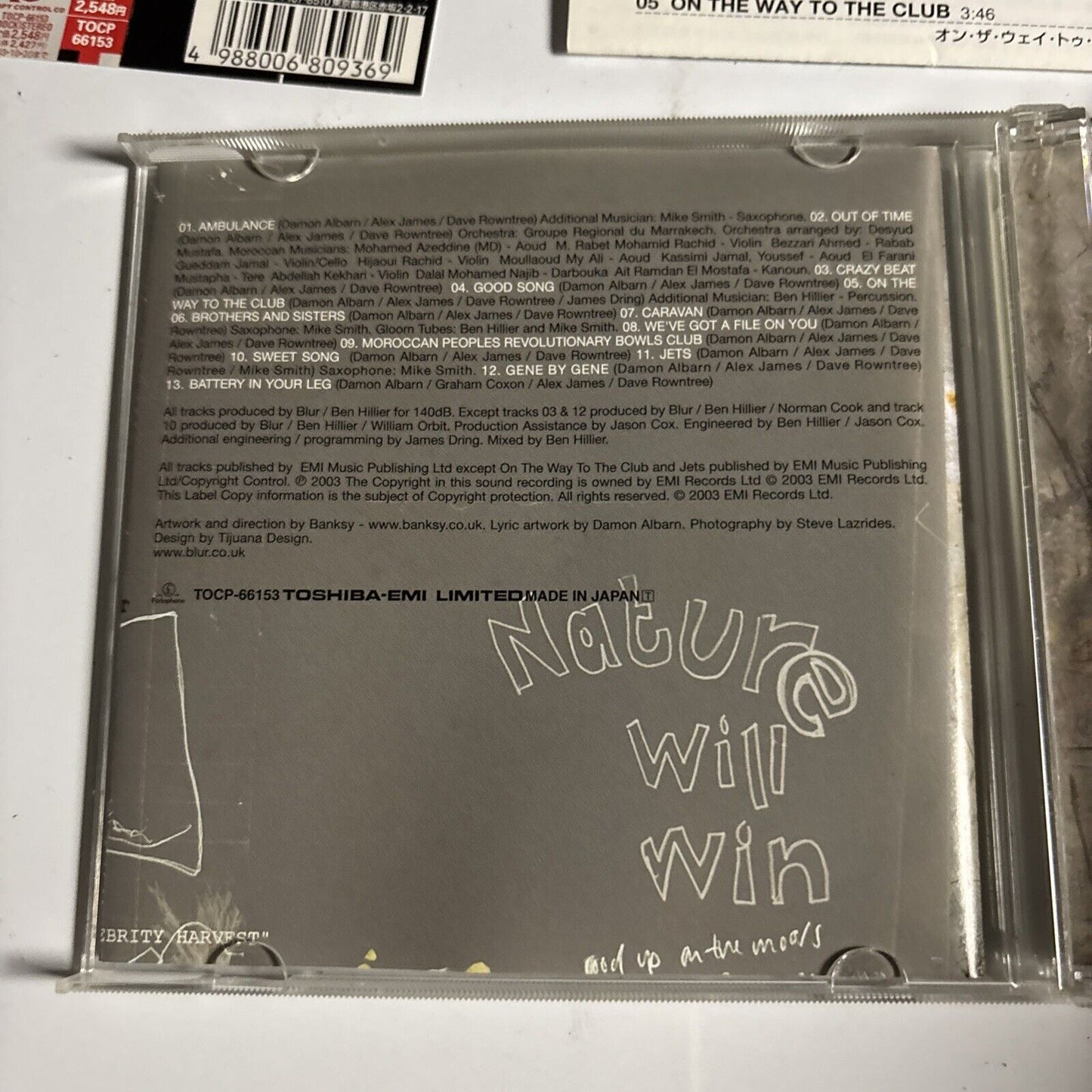 Blur – Think Tank (CD, 2003) tocp-66153 Japan obi