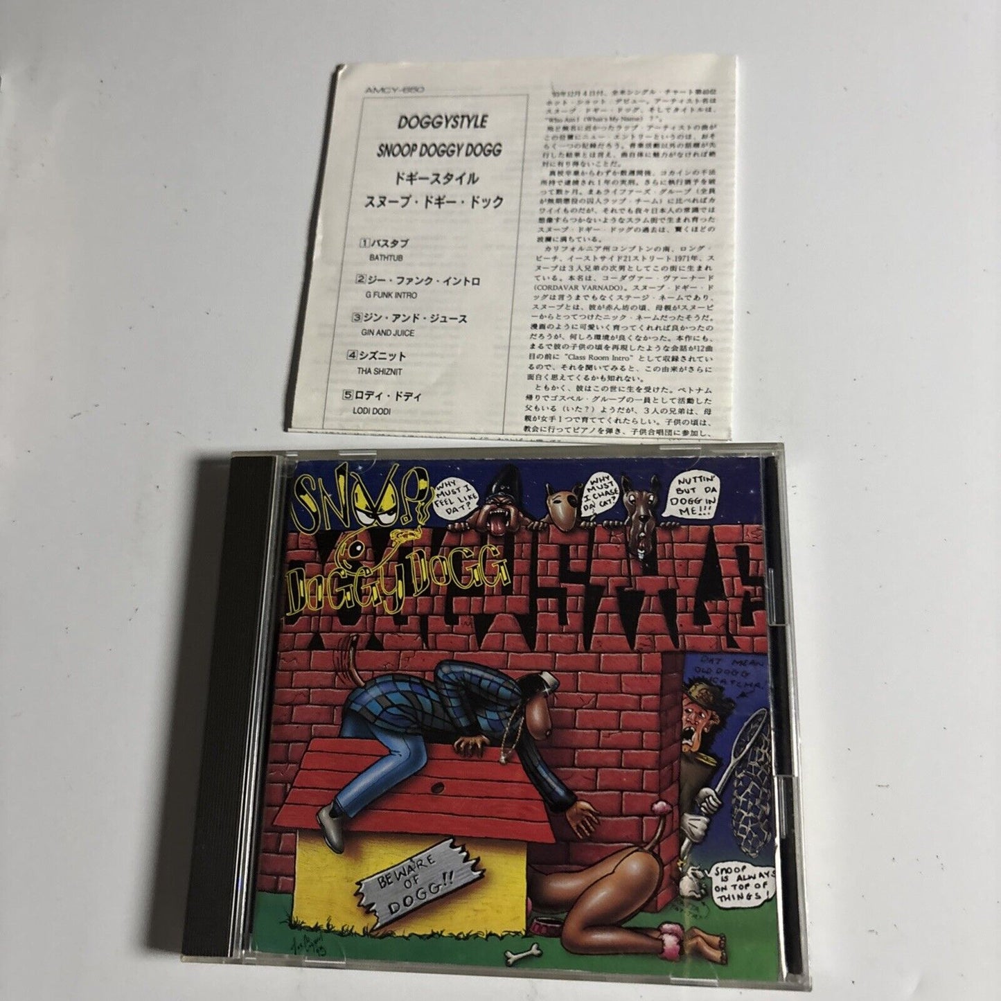 Snoop Doggy Dogg – Doggystyle (CD, 1994) amcy-650 Japan