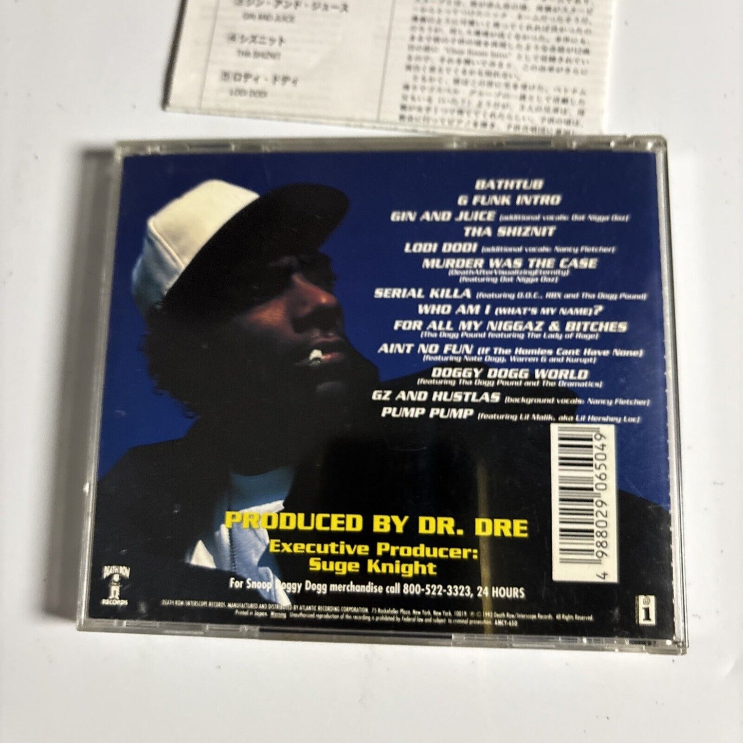 Snoop Doggy Dogg – Doggystyle (CD, 1994) amcy-650 Japan