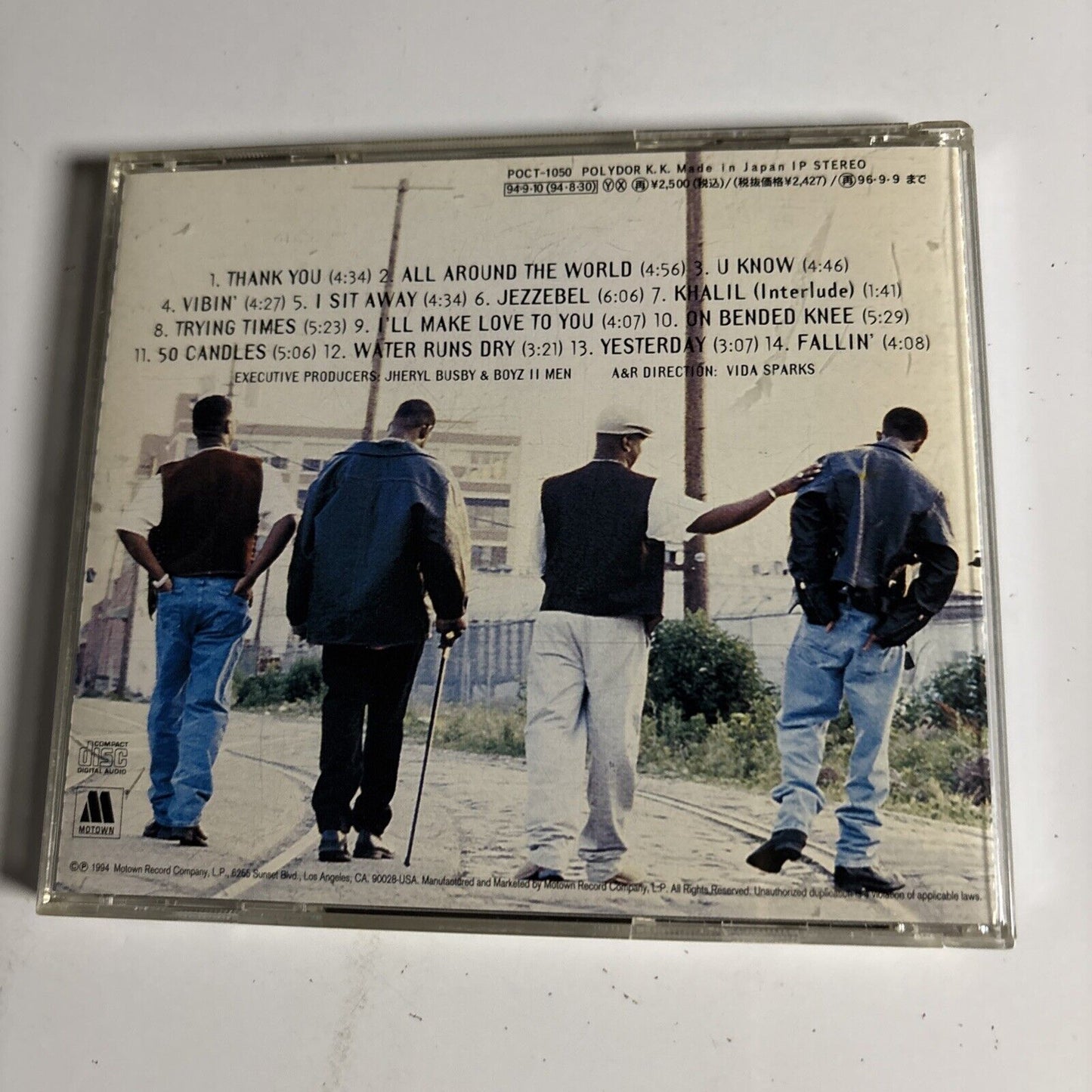 Boyz II Men - II (CD, 1994) poct-1050 Japan