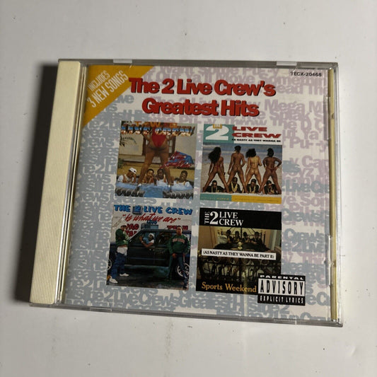 The 2 Live Crew – Greatest Hits (CD, 1995) tecx-20468 Japan