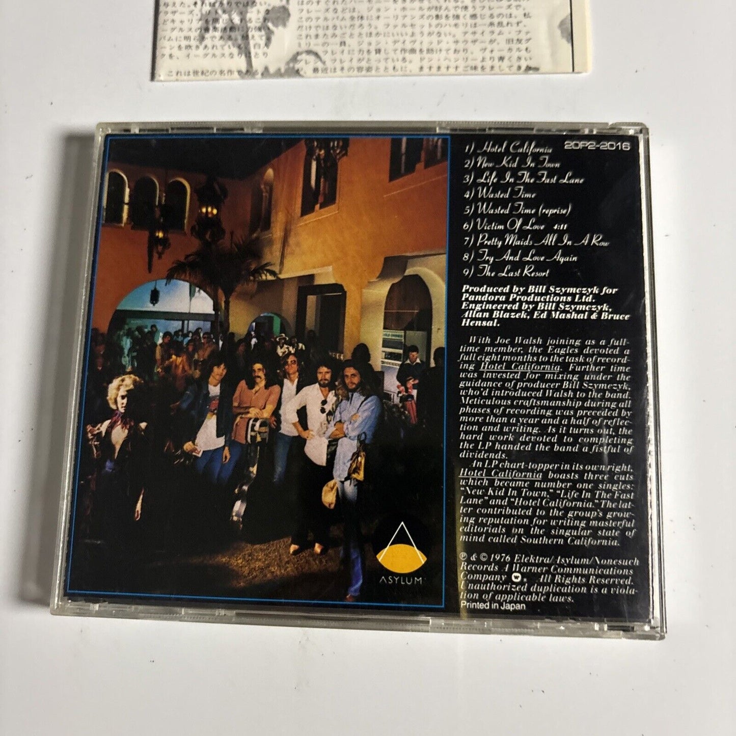 Eagles – Hotel California (CD, 1991) 20p2-2016 Japan