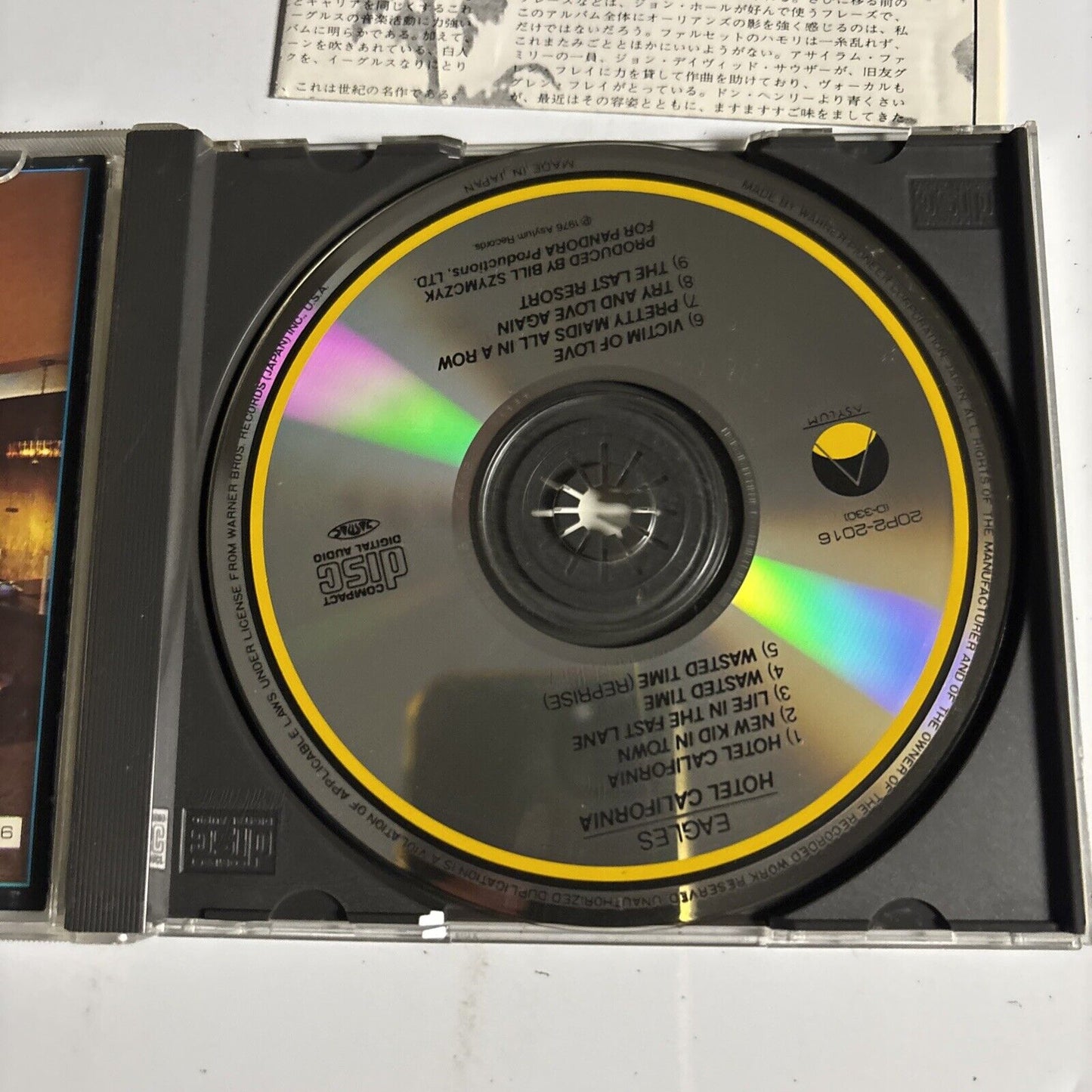 Eagles – Hotel California (CD, 1991) 20p2-2016 Japan