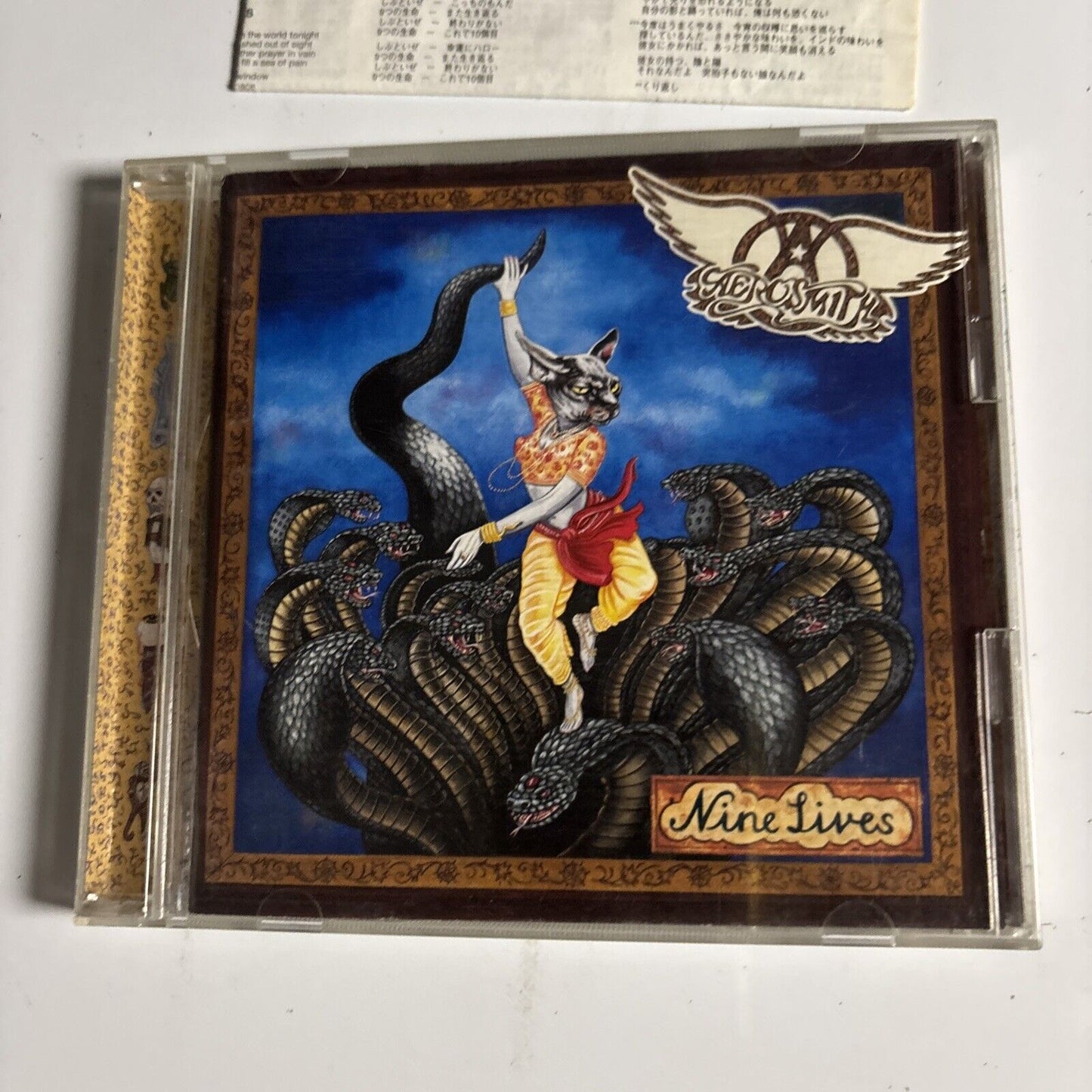 Aerosmith – Nine Lives (CD, 1997) srcs-8263 Japan Bonus Track