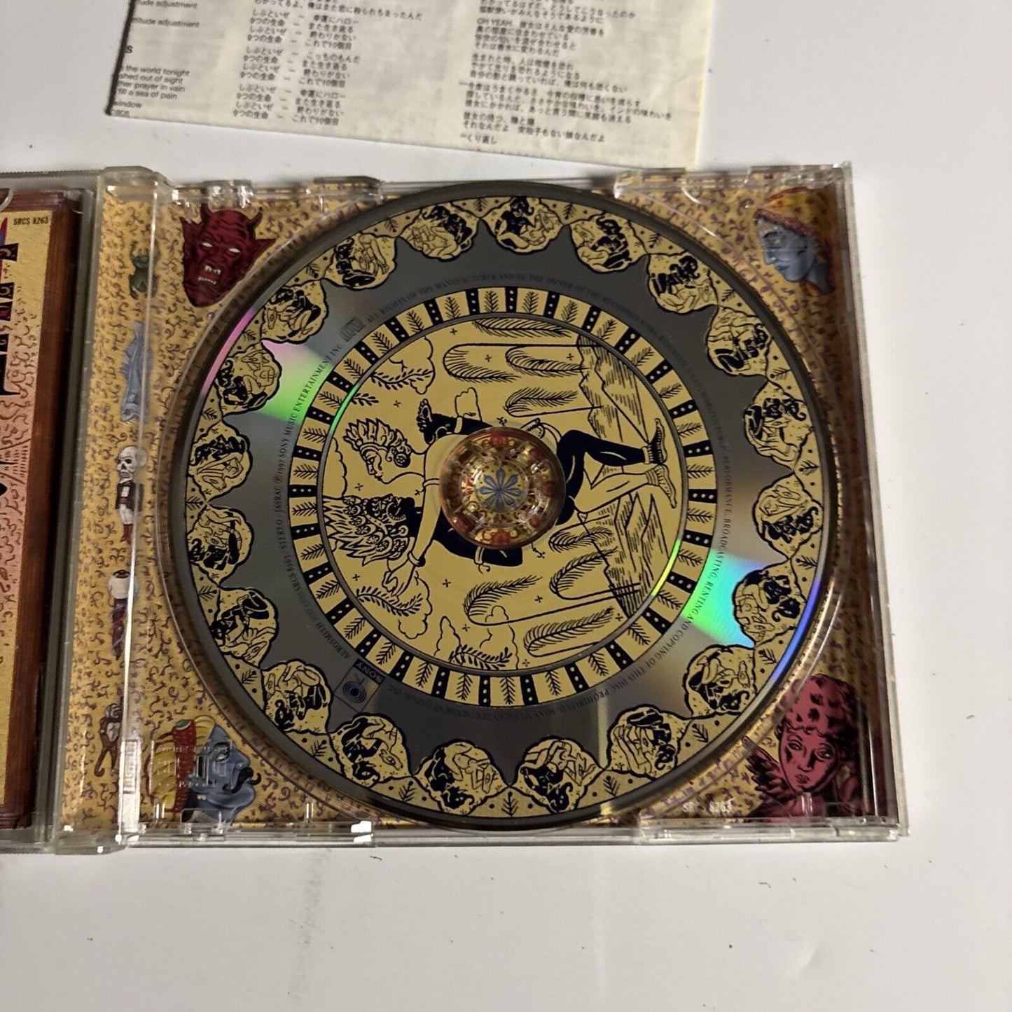 Aerosmith – Nine Lives (CD, 1997) srcs-8263 Japan Bonus Track