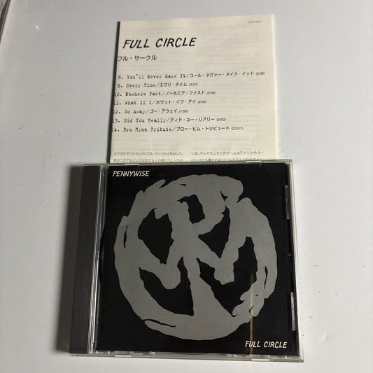Pennywise – Full Circle (CD, 1997) esca-6691 Japan