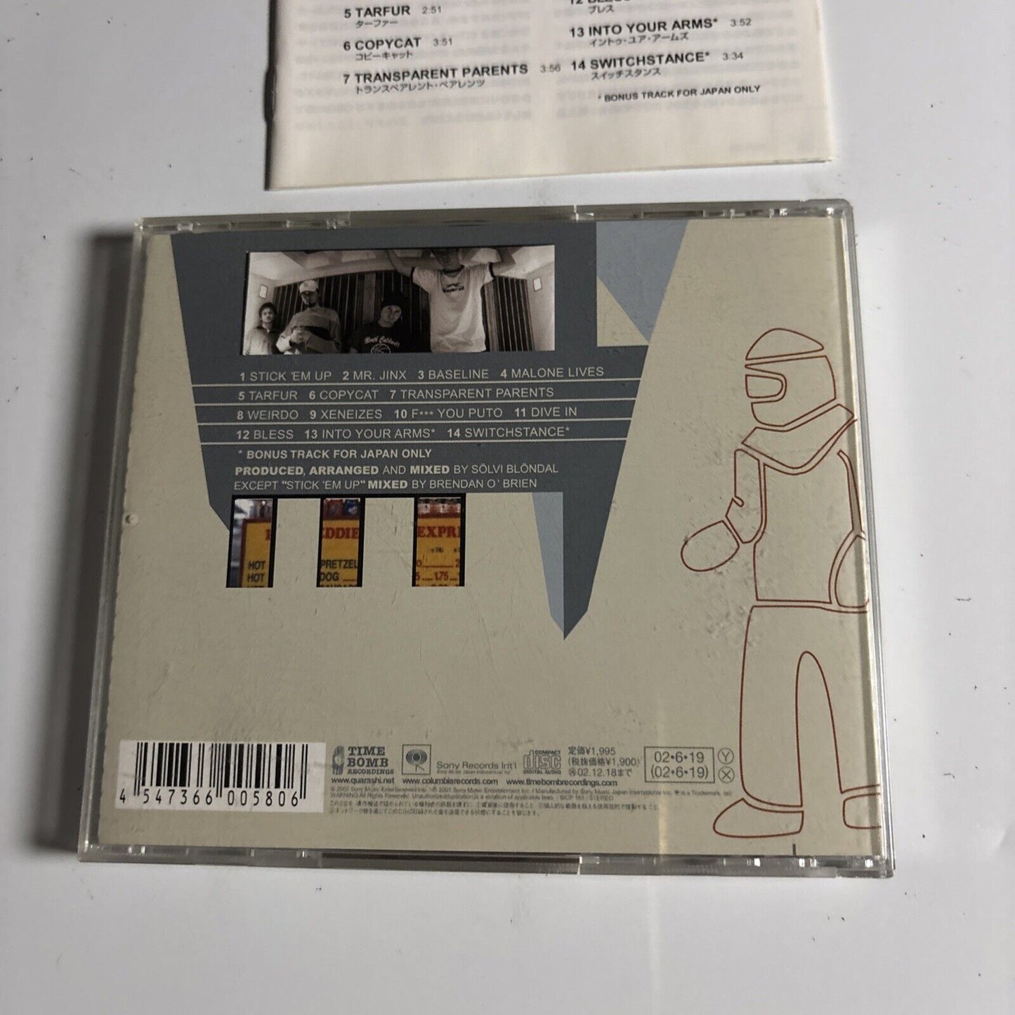 Quarashi – Jinx (CD, 2002) sicp-163 Japan Bonus Track