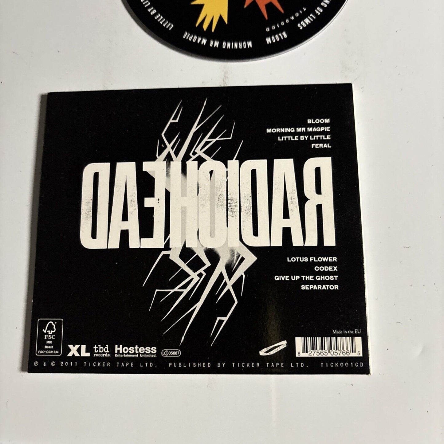 Radiohead – The King Of Limbs (CD, 2011) TICK001CD