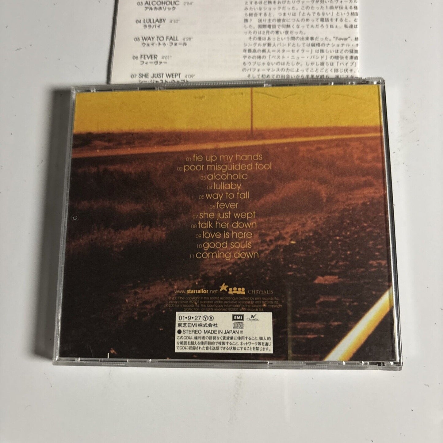 Starsailor – Love Is Here (CD, 2001) tocp-65799 Japan