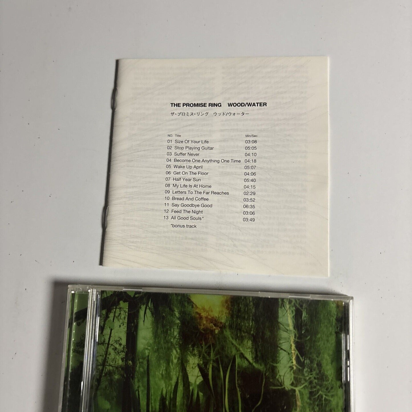 The Promise Ring – Wood / Water (CD, 2002) eicp-71 Japan