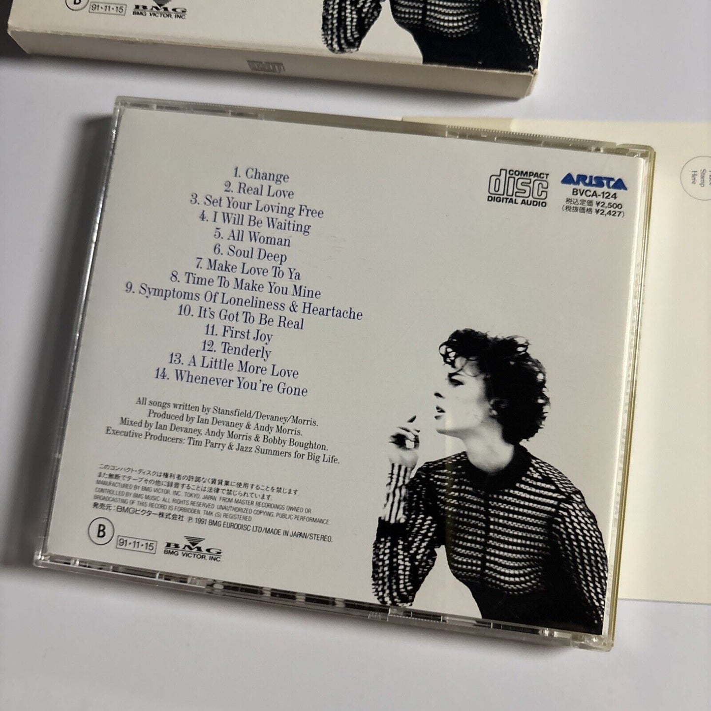 Lisa Stansfield – Real Love (CD, 1991) bvca-124 Postcards, Bonus Japan Track