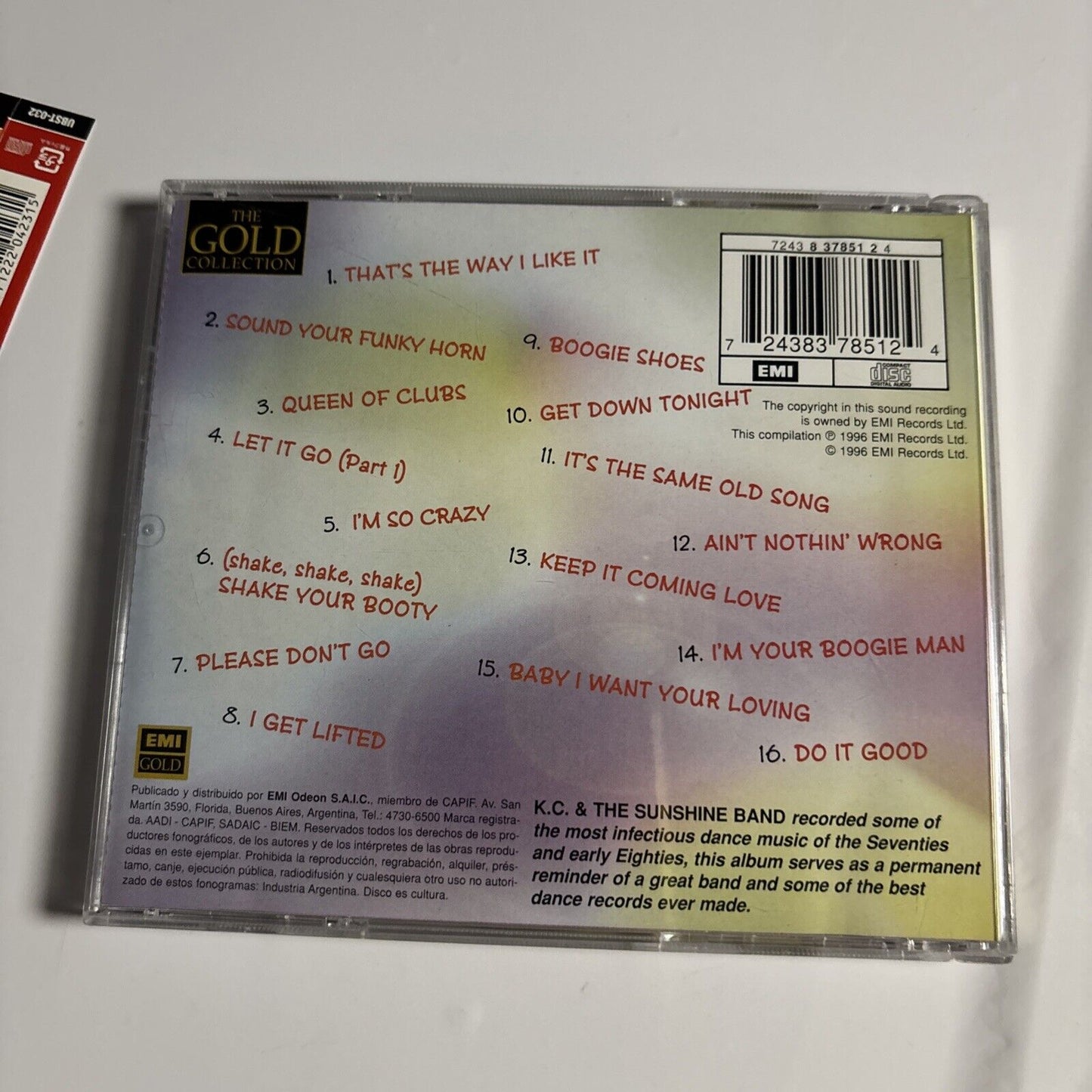 KC And The Sunshine Band – The Best Of (CD, 1996) ubst-032 Japan obi
