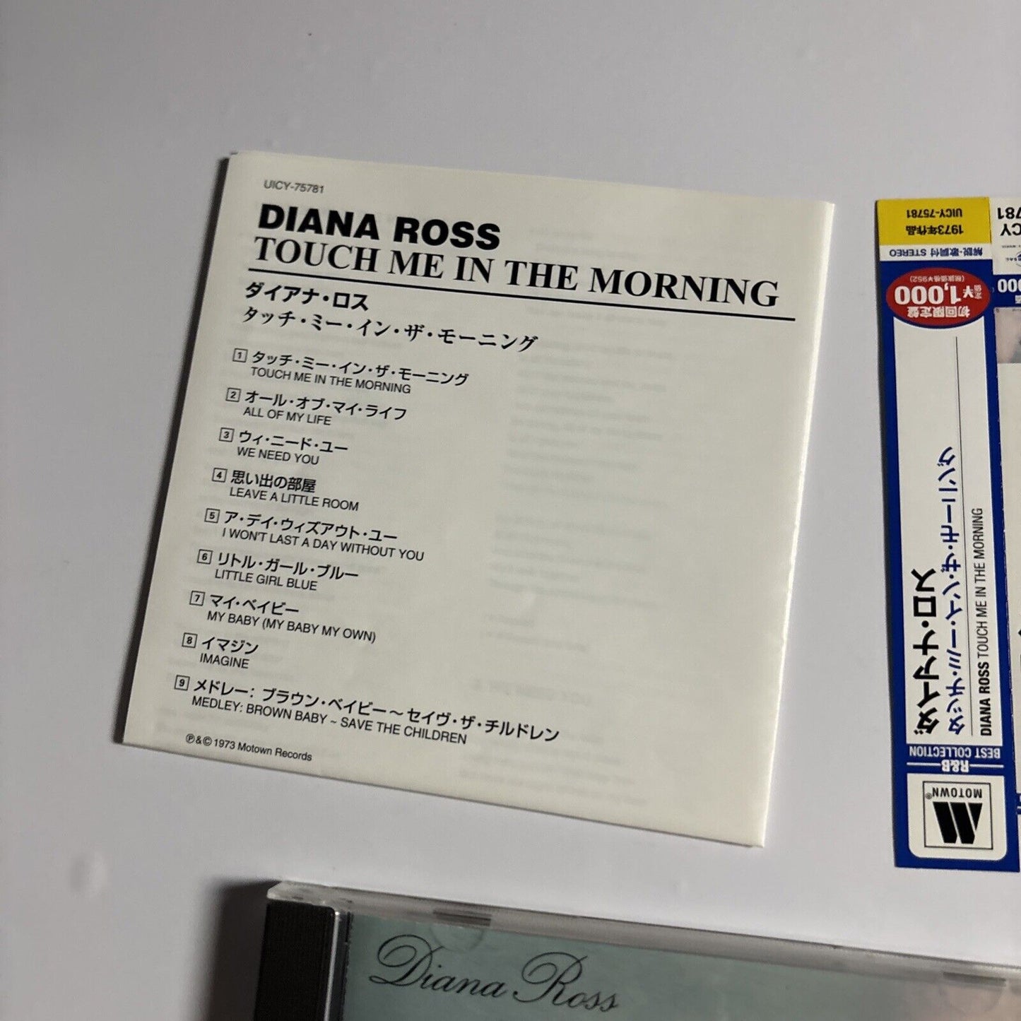 Diana Ross – Touch Me In The Morning (CD, 2013) uicy-75781 Japan obi