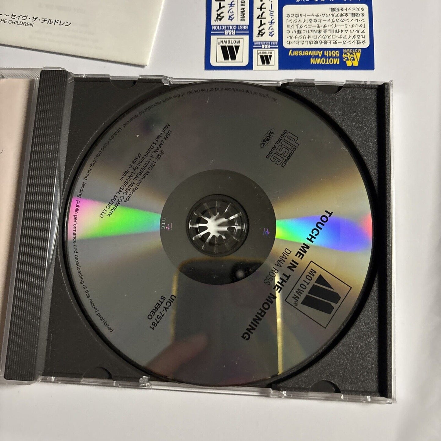 Diana Ross – Touch Me In The Morning (CD, 2013) uicy-75781 Japan obi