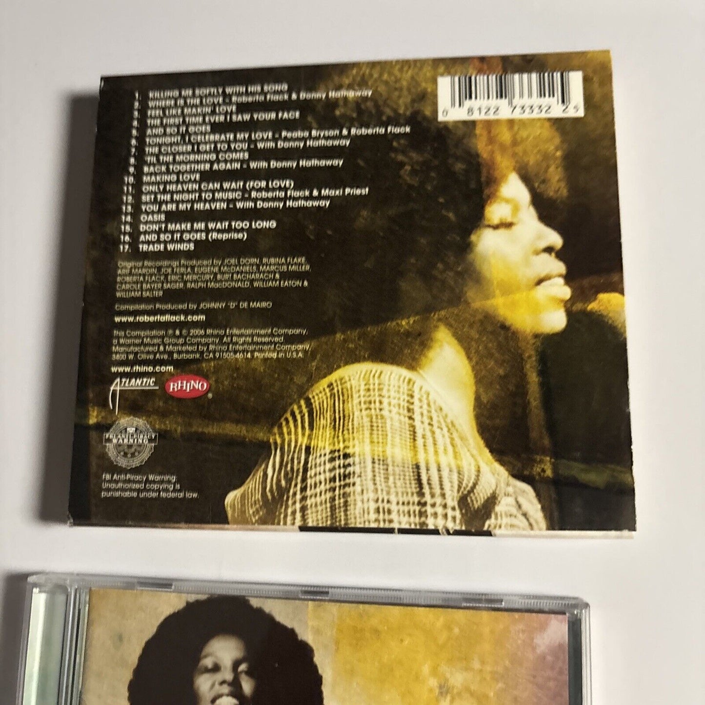 Roberta Flack – The Very Best Of Roberta Flack (CD, 2006) R2 73332