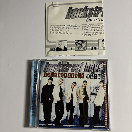 Backstreet Boys – Backstreet's Back (CD, 1997) avcz-95064 Bonus Japan Track