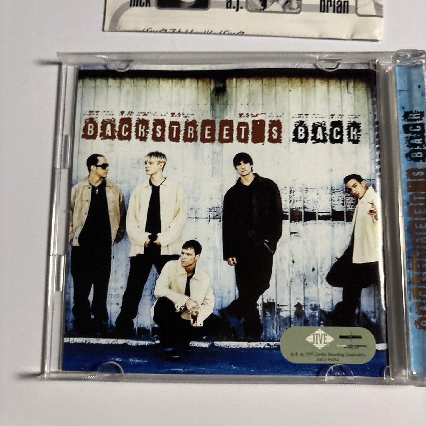 Backstreet Boys – Backstreet's Back (CD, 1997) avcz-95064 Bonus Japan Track