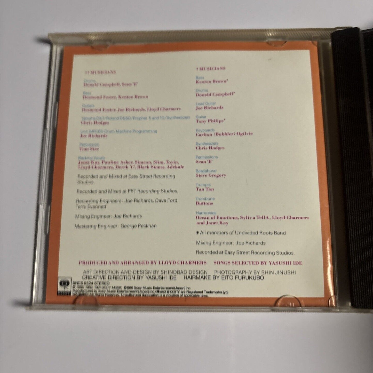 Janet Kay – Lovin' You ~ Best Of J.K. (CD, 1991) srcs-5524 Japan