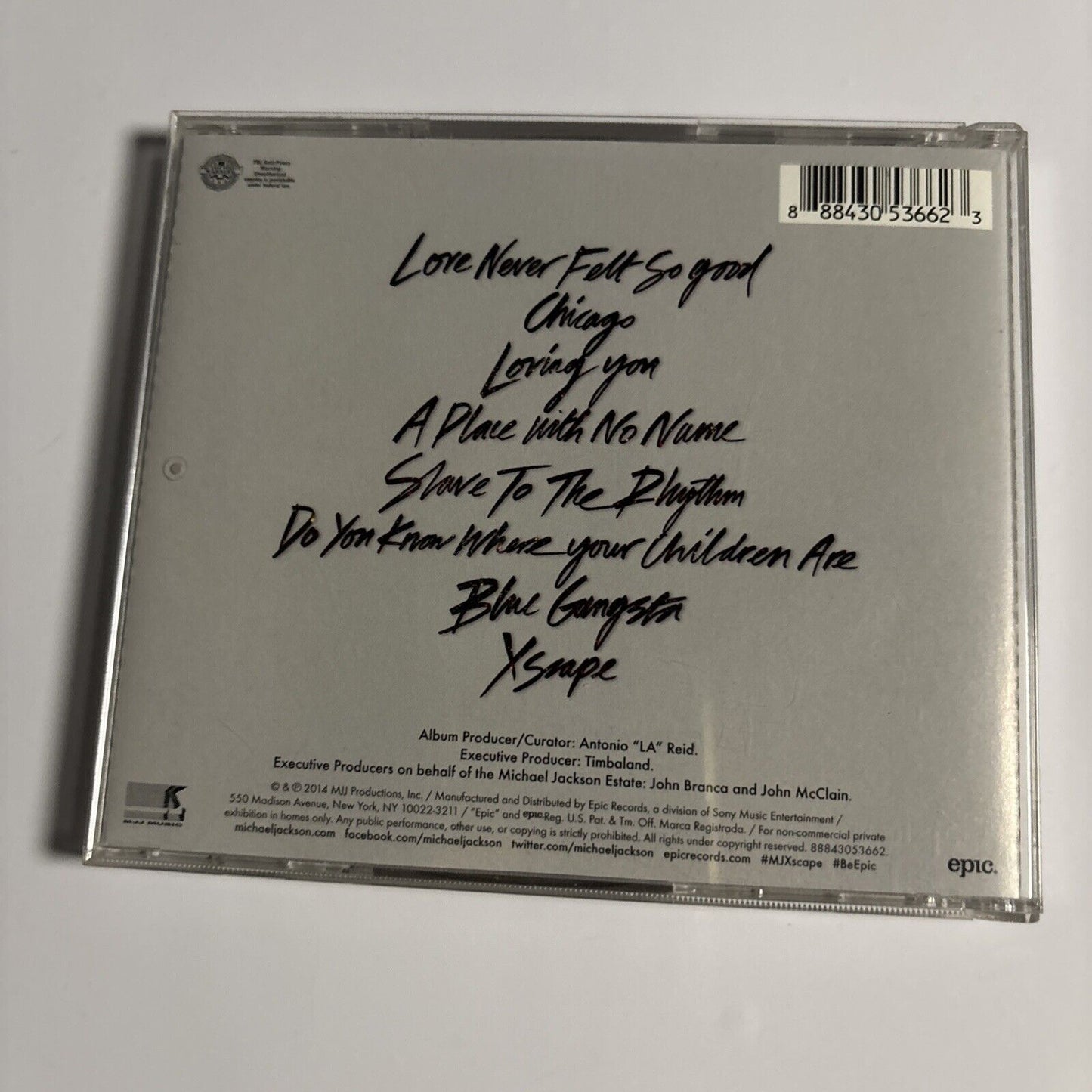 Michael Jackson – Xscape (CD, 2014)