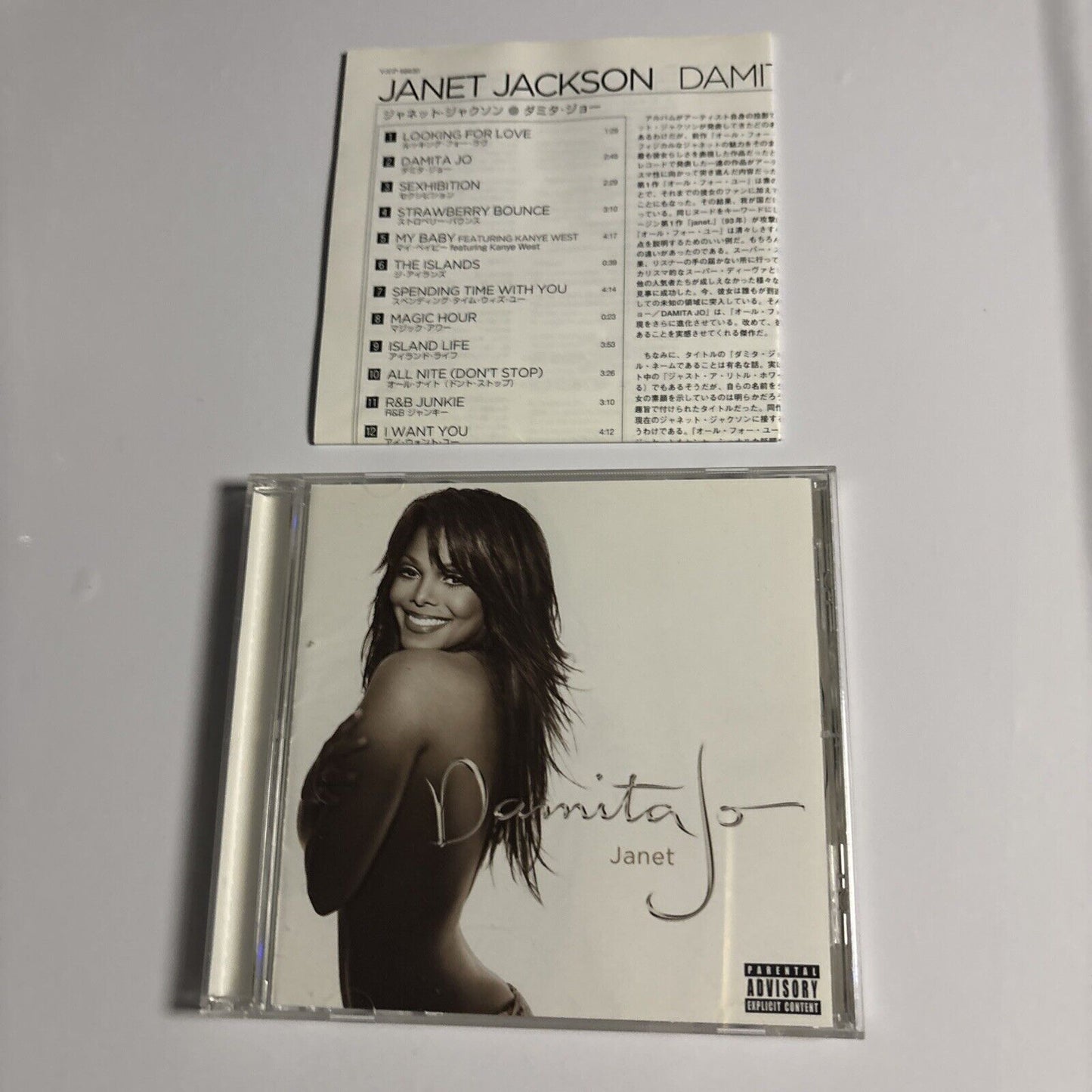 Janet Jackson – Damita Jo (CD, 2004) vjcp-68630 Japan Bonus Track