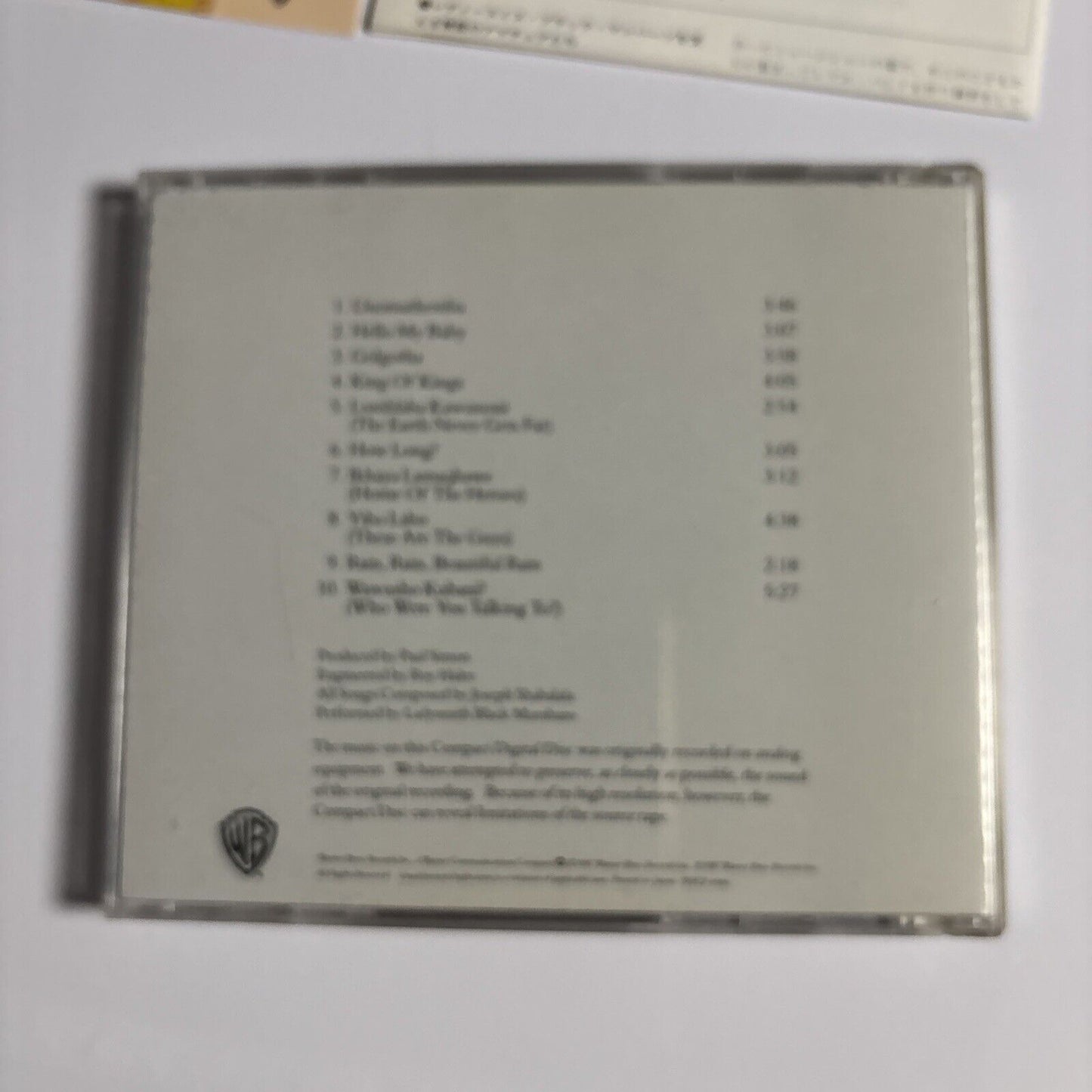 Ladysmith Black Mambazo – Shaka Zulu (CD, 1992) wpcp-4986 Japan obi