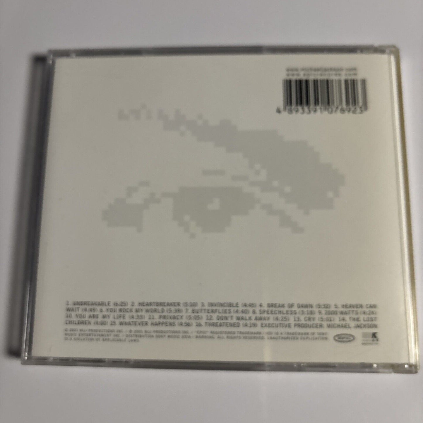 Michael Jackson – Invincible (CD, 2001) 495174 2