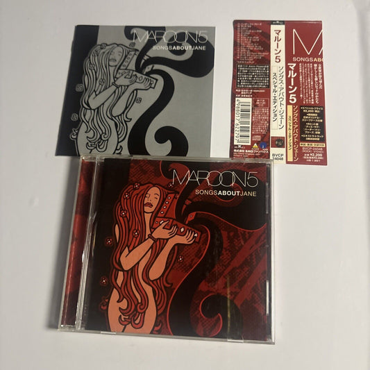Maroon 5 – Songs About Jane (CD, 2004) bvcp-24048 Japan obi