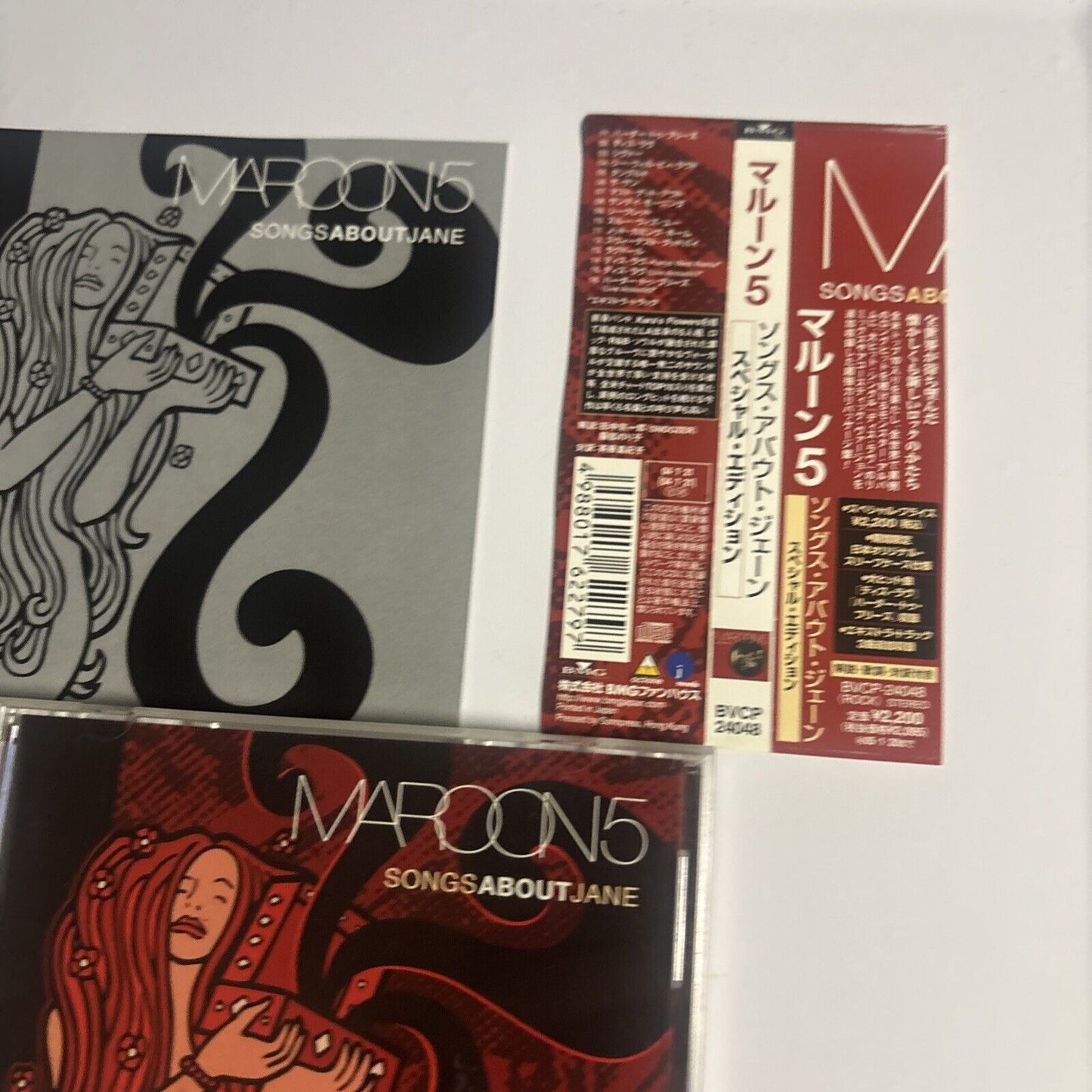 Maroon 5 – Songs About Jane (CD, 2004) bvcp-24048 Japan obi