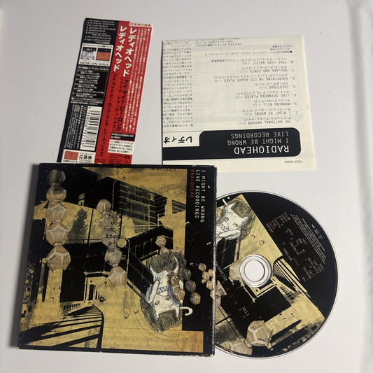Radiohead – I Might Be Wrong - Live Recordings (CD, 2001) tocp-65950 Japan obi