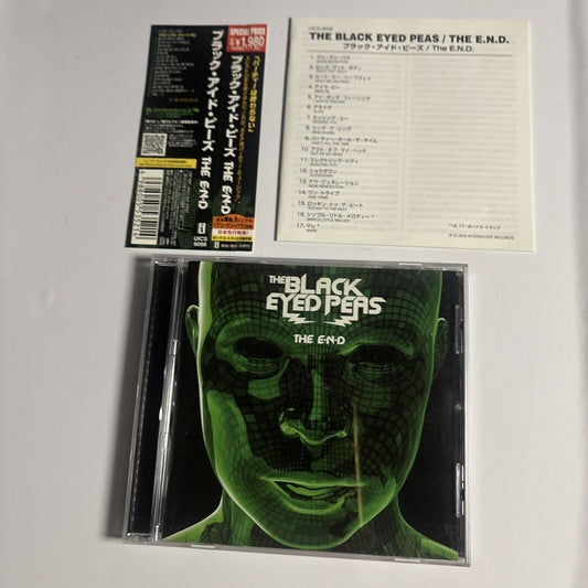 Black Eyed Peas – The E.N.D (CD, 2009) uics-9098 Bonus Japan Track, obi