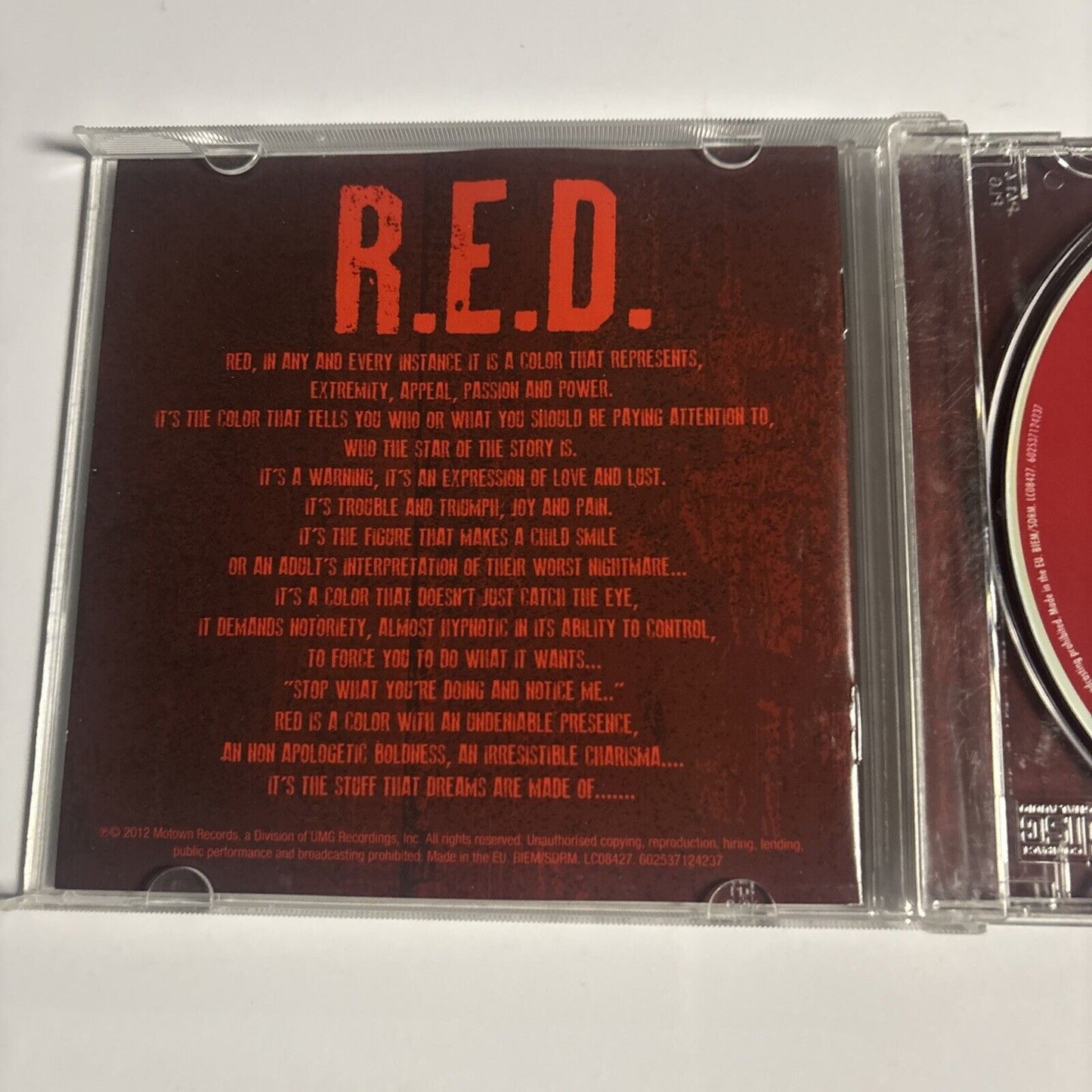 Ne-Yo – R.E.D. (CD, 2012)