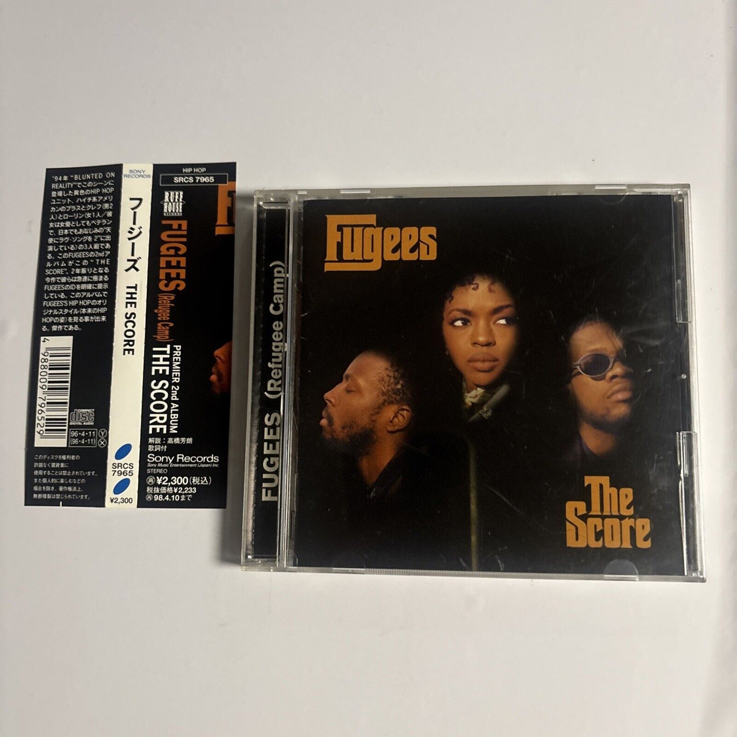 Fugees (Refugee Camp) – The Score (CD, 1996) srcs-7965 Bonus Japan Track, obi