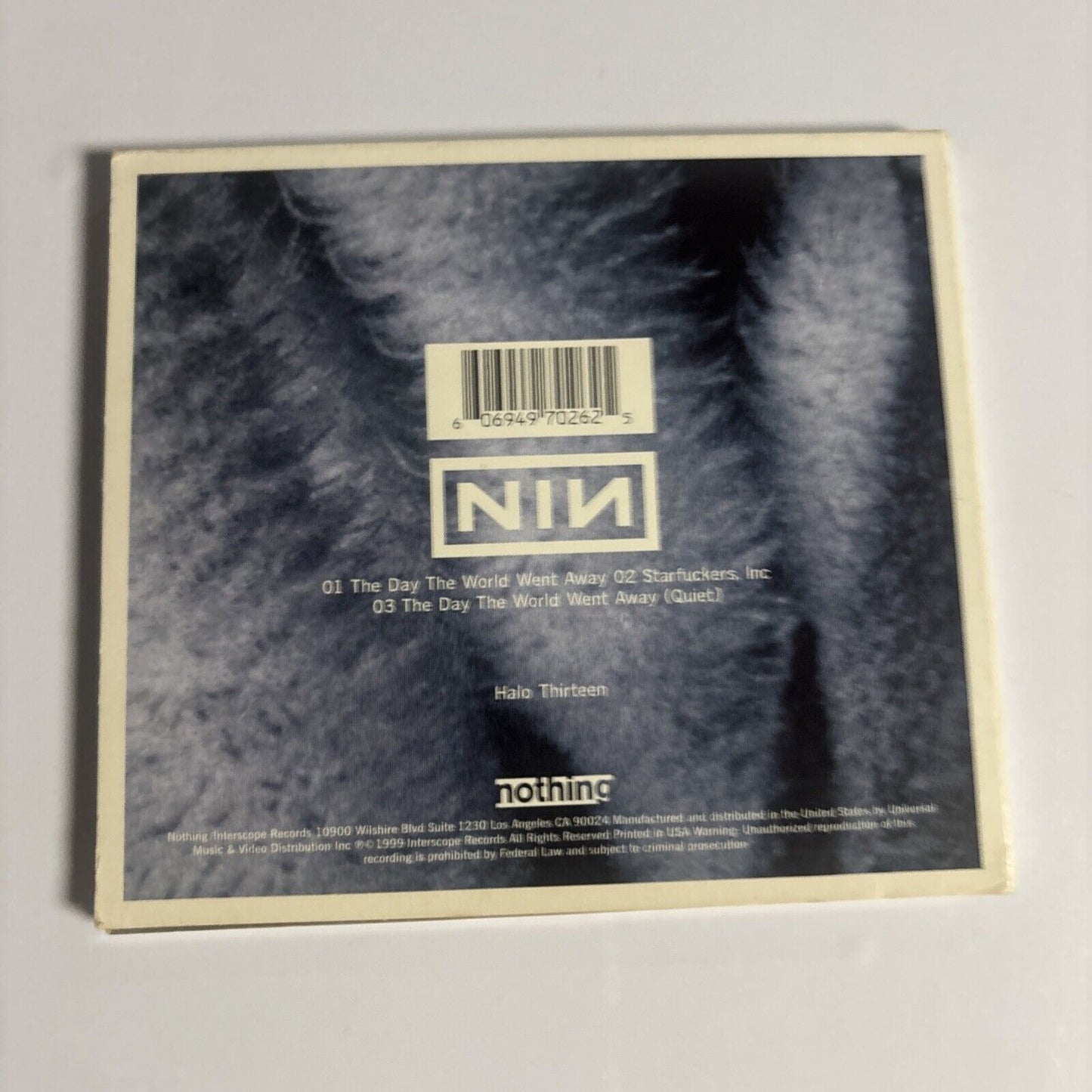Nine Inch Nails – The Day The World Went Away (1999, Digipak, CD) Digipak