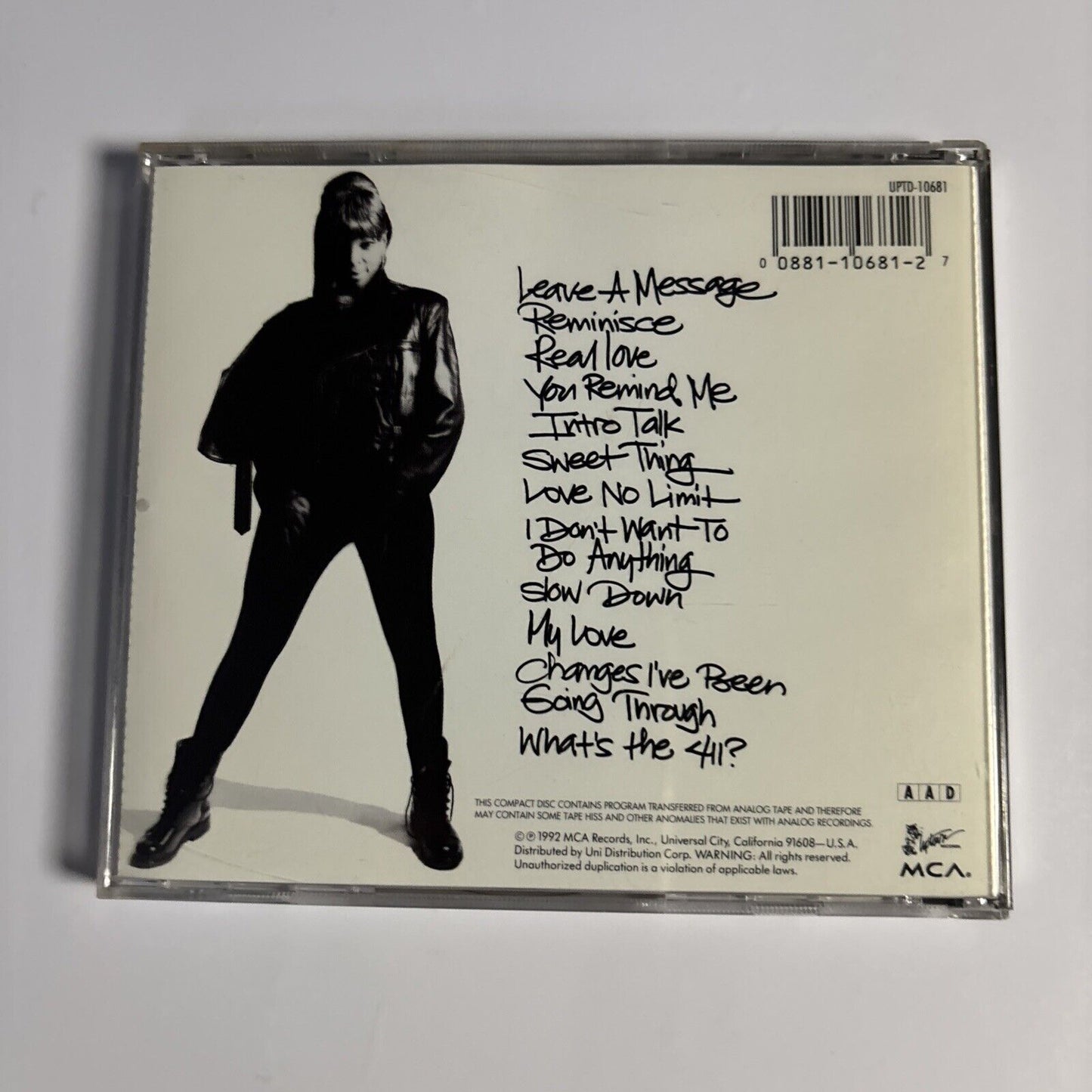 Mary J. Blige – What's The 411? (CD, 1992) UPTD-10681