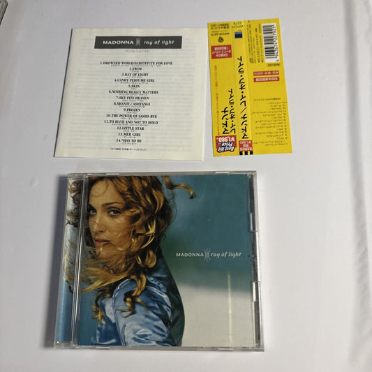 Madonna – Ray Of Light (CD 1998) wpcr-2279 Bonus Japan Track obi Limited Edition