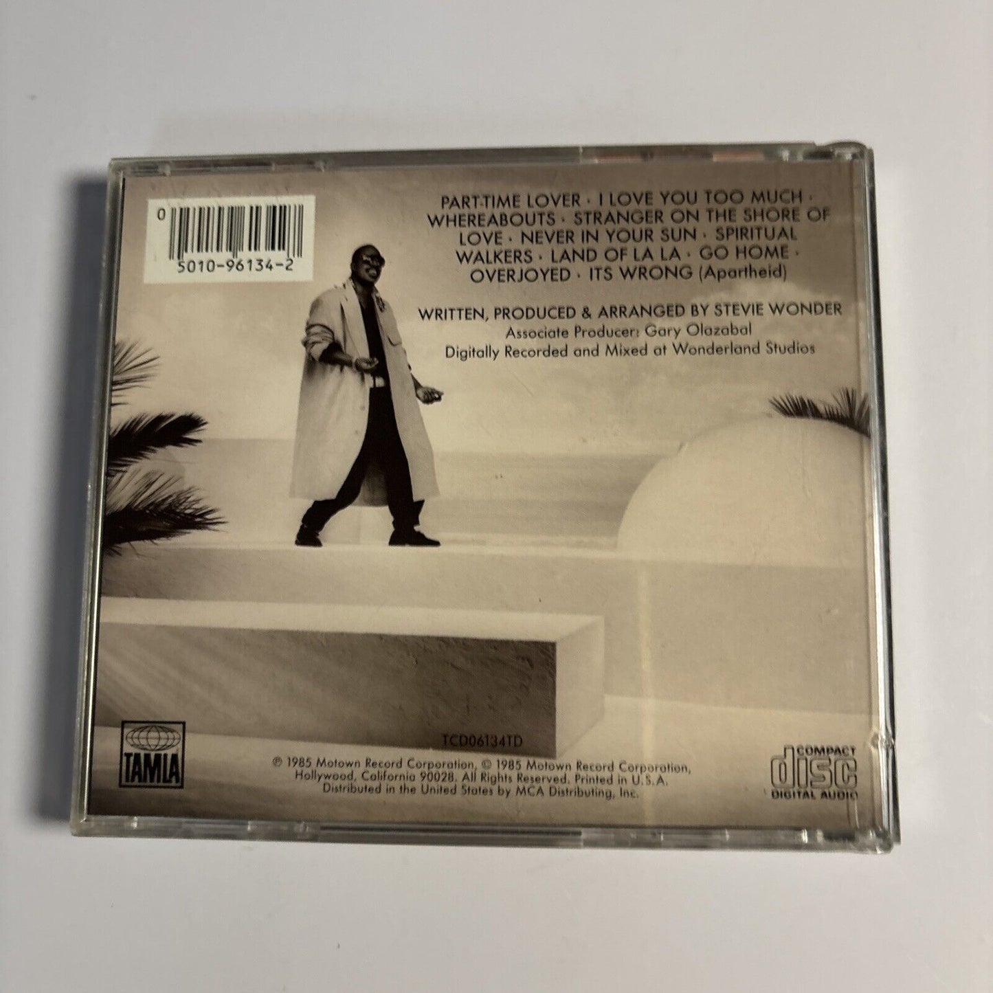 Stevie Wonder – In Square Circle (CD, 1985) TCD06134TD