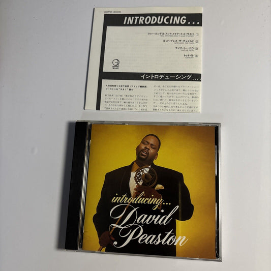 David Peaston – Introducing... David Peaston (CD, 1989) 22p2-3005 Japan
