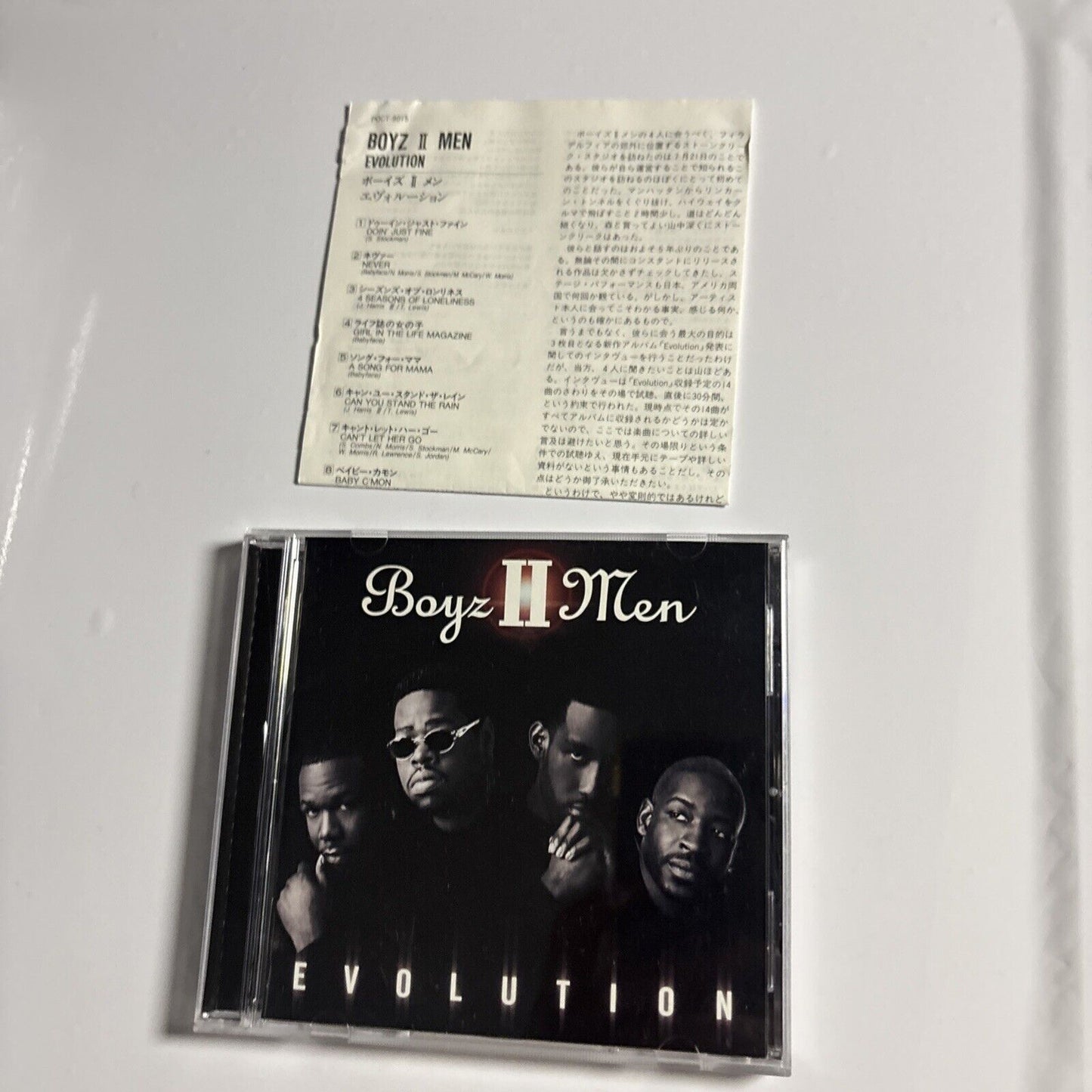 Boyz II Men – Evolution (CD, 1997) poct-9015 Japan