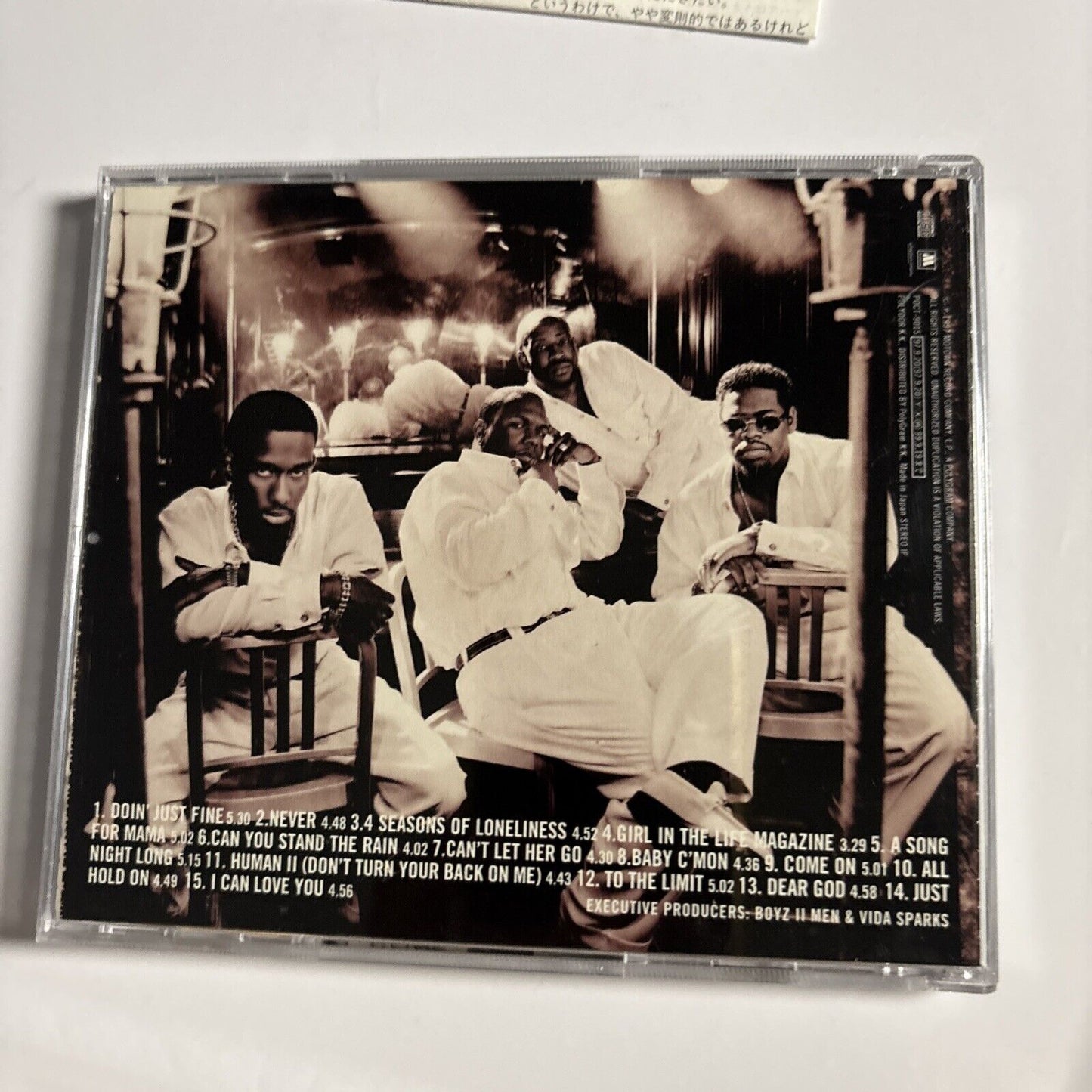 Boyz II Men – Evolution (CD, 1997) poct-9015 Japan