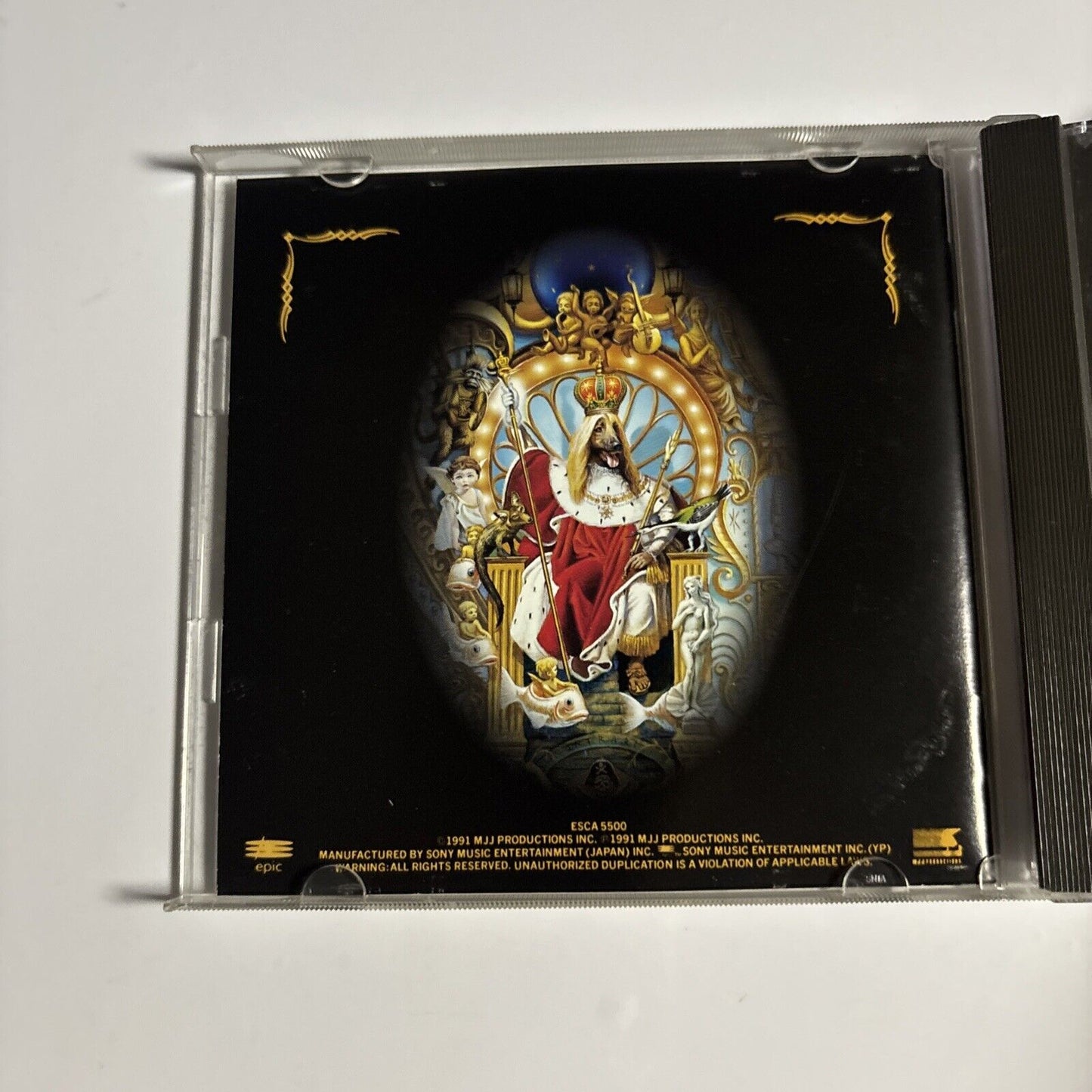 Michael Jackson – Dangerous (CD, 1991) esca-5500 Japan