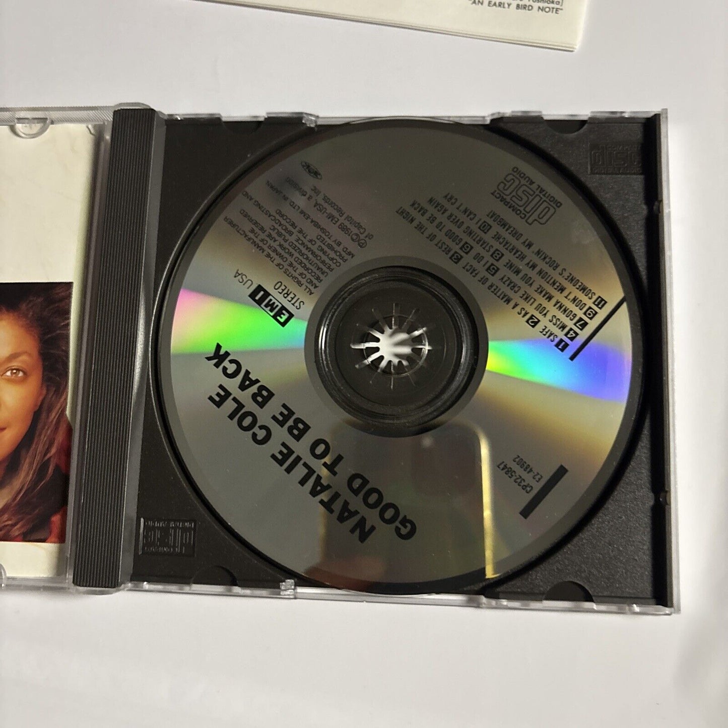 Natalie Cole – Good To Be Back (CD, 1990) cp32-5847 Japan