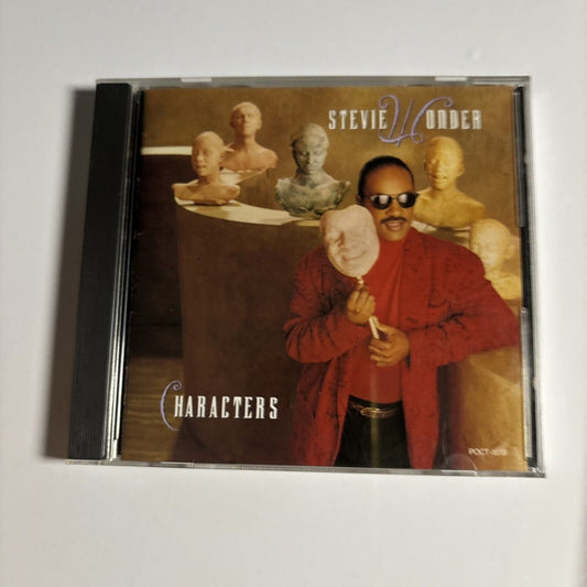 Stevie Wonder – Characters (CD, 1992) poct-1819 Japan
