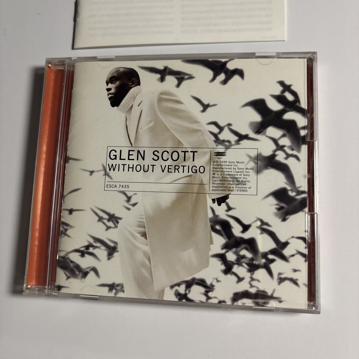 Glen Scott – Without Vertigo (CD, 1999) esca-7435 Japan