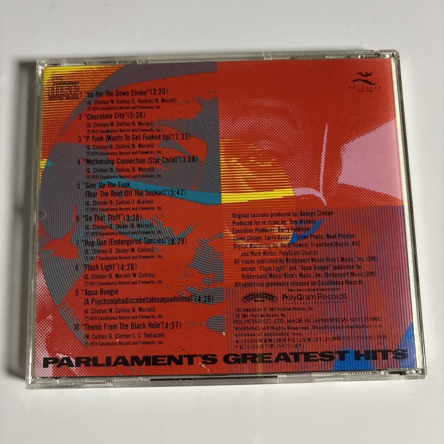 Parliament – Parliament's Greatest Hits (CD, 1990) pscw-1017 Japan