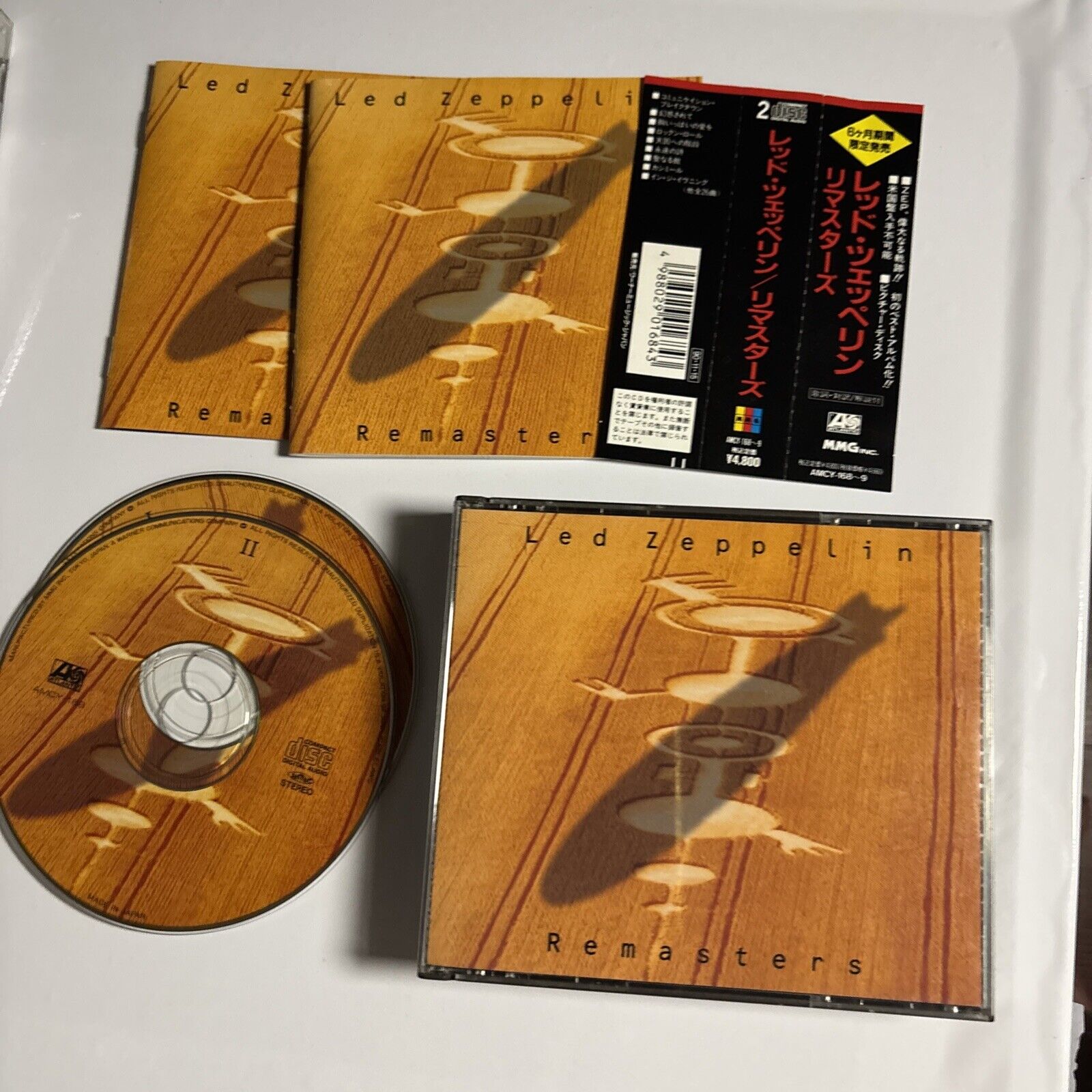 Led Zeppelin – Remasters (CD, 1990, 2-Disc) AMCY-168/9 Japan obi ...