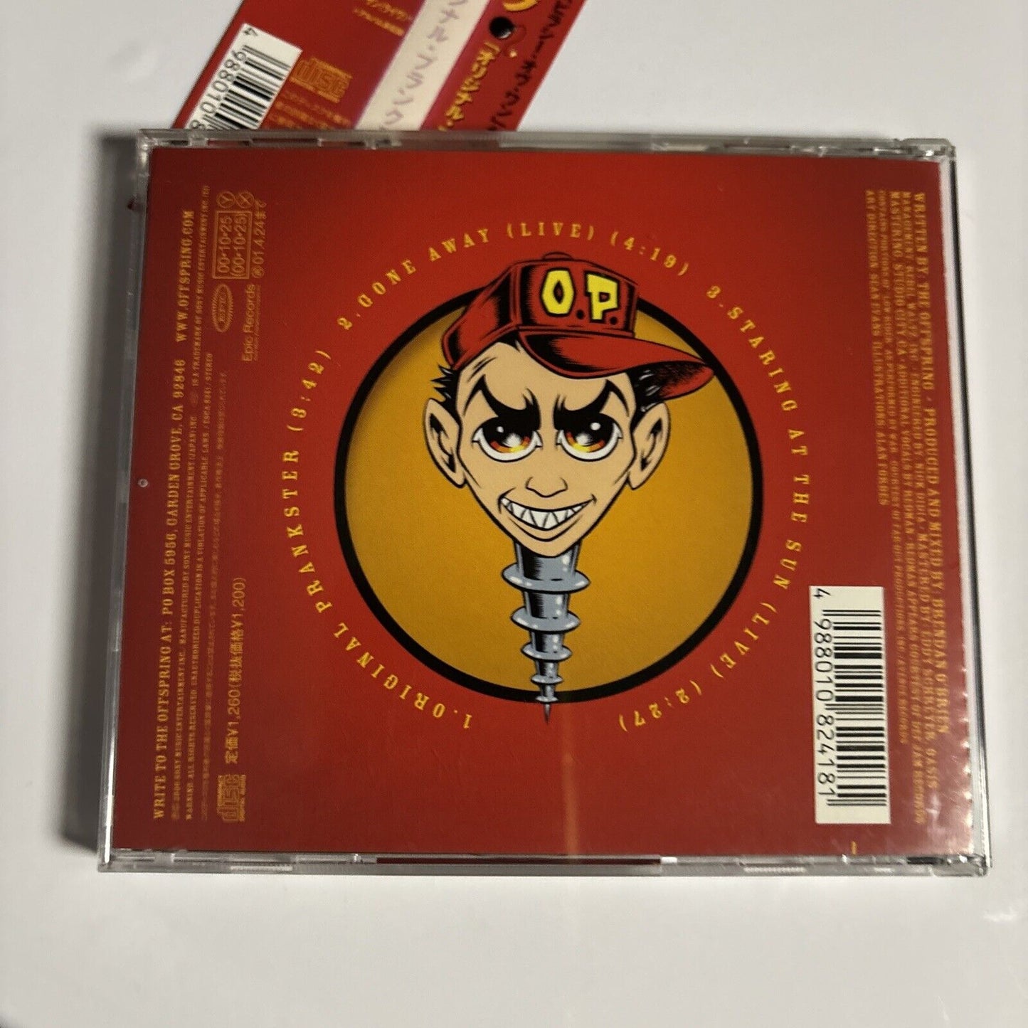 The Offspring – Original Prankster (CD, 2000) esca-8241 Japan obi