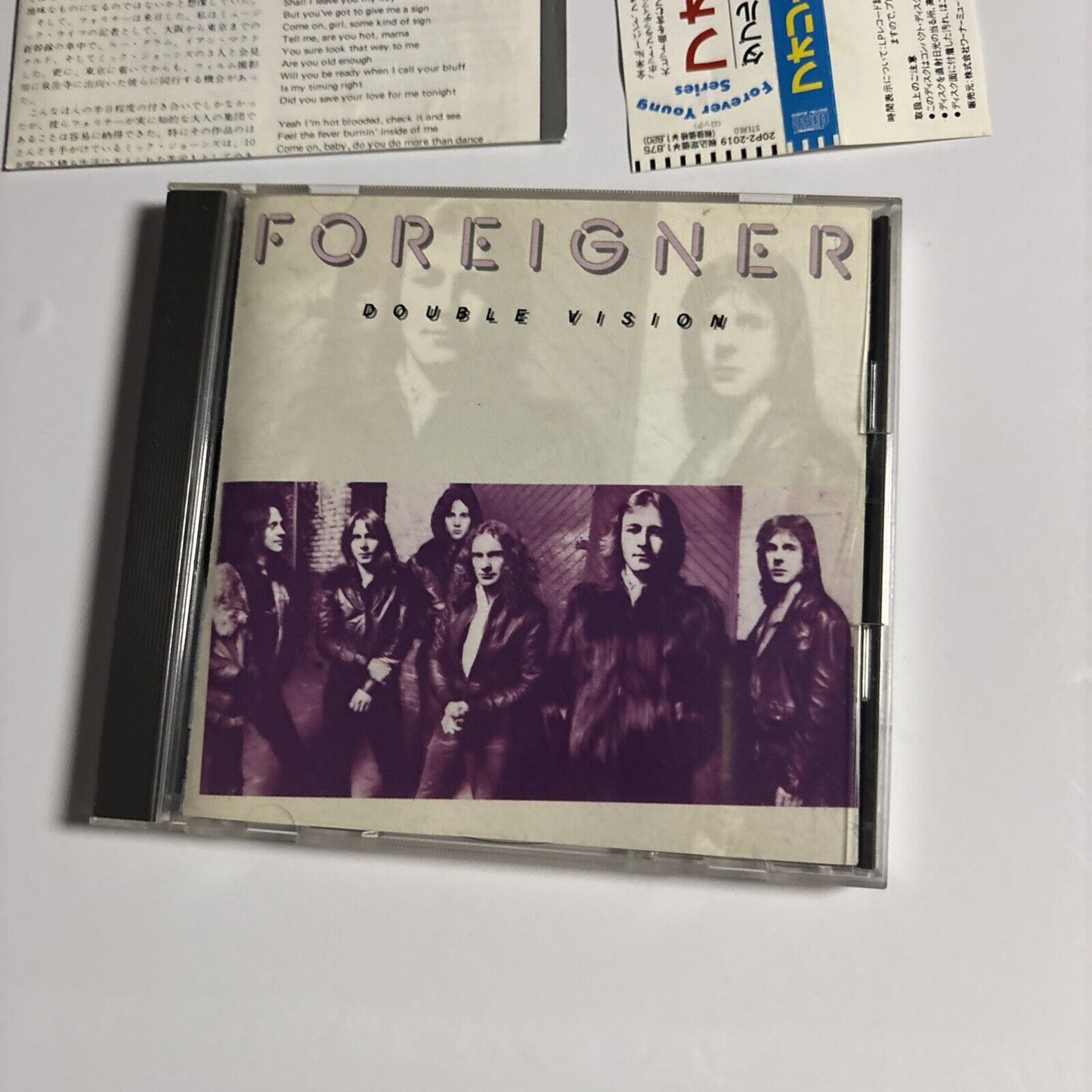 Foreigner – Double Vision (CD, 1978) 20p2-2019 Japan obi