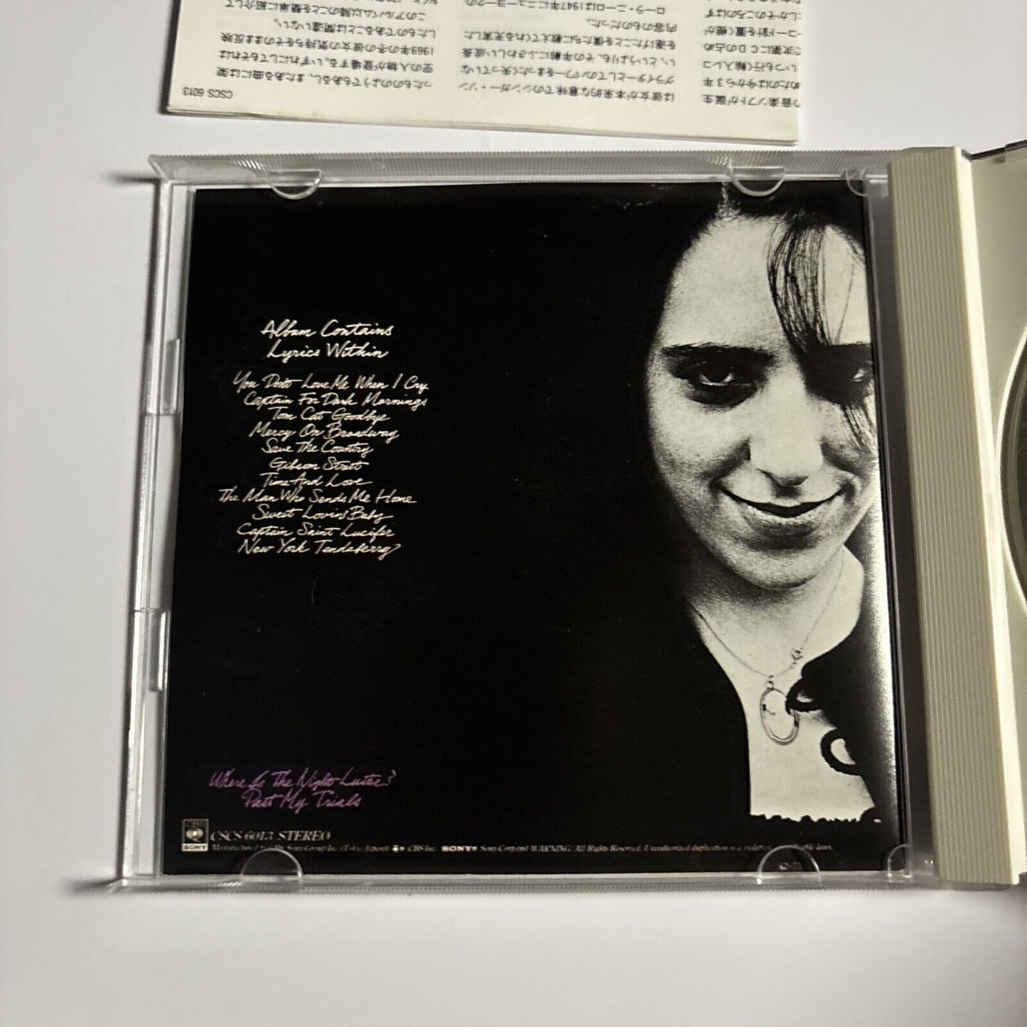 Laura Nyro – New York Tendaberry (CD, 1990) cscs-6013 Japan