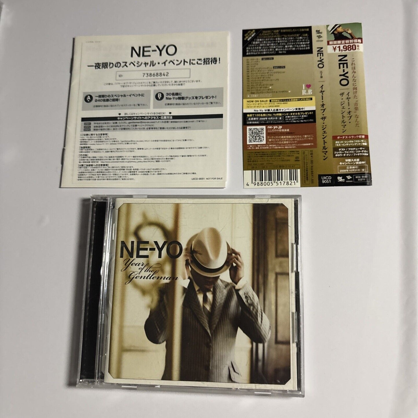 Ne-Yo – Year Of The Gentleman (CD, 2008) uicd-9051 Japan obi