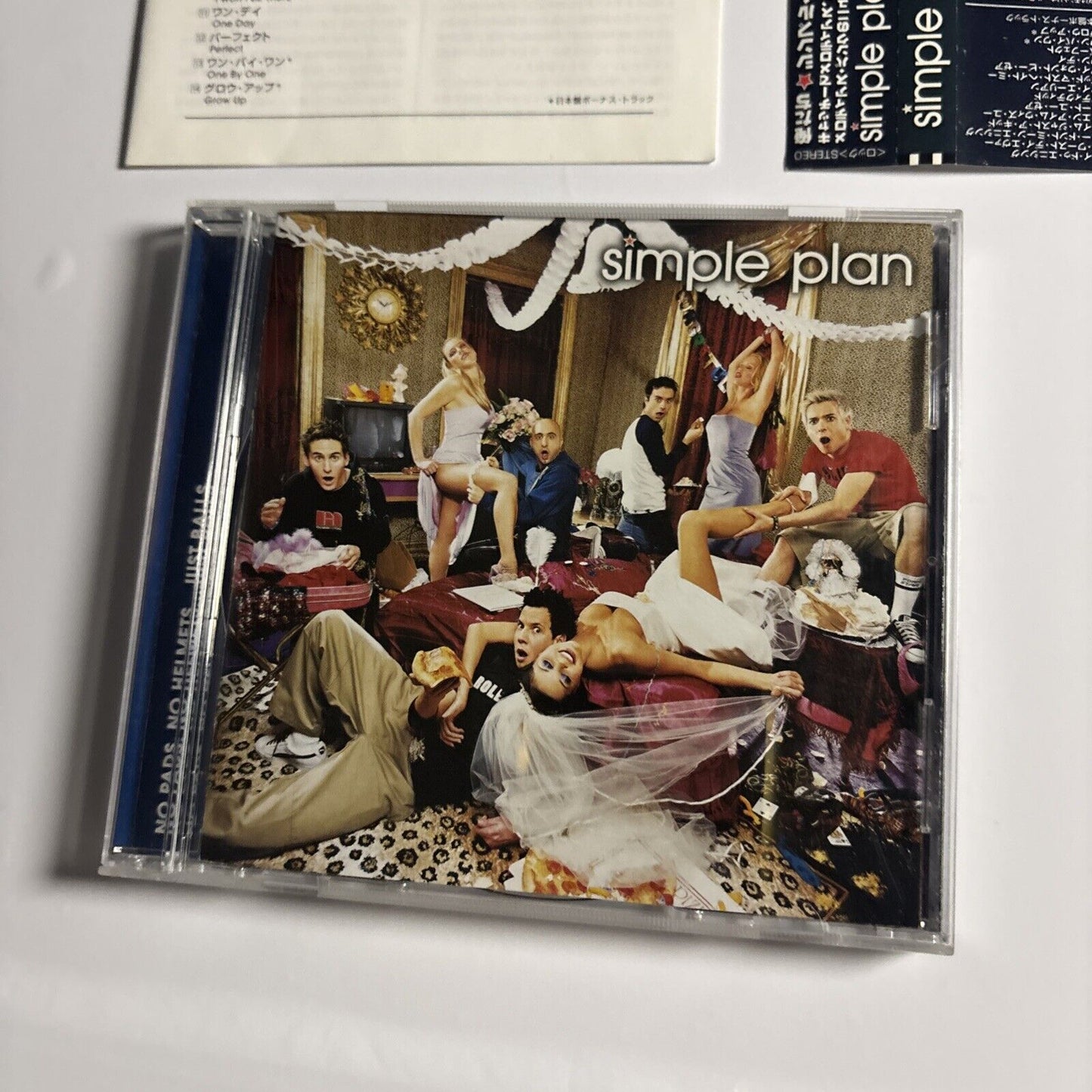 Simple Plan – No Pads, No Helmets...Just Balls (CD, 2002) Bonus Japan Track obi